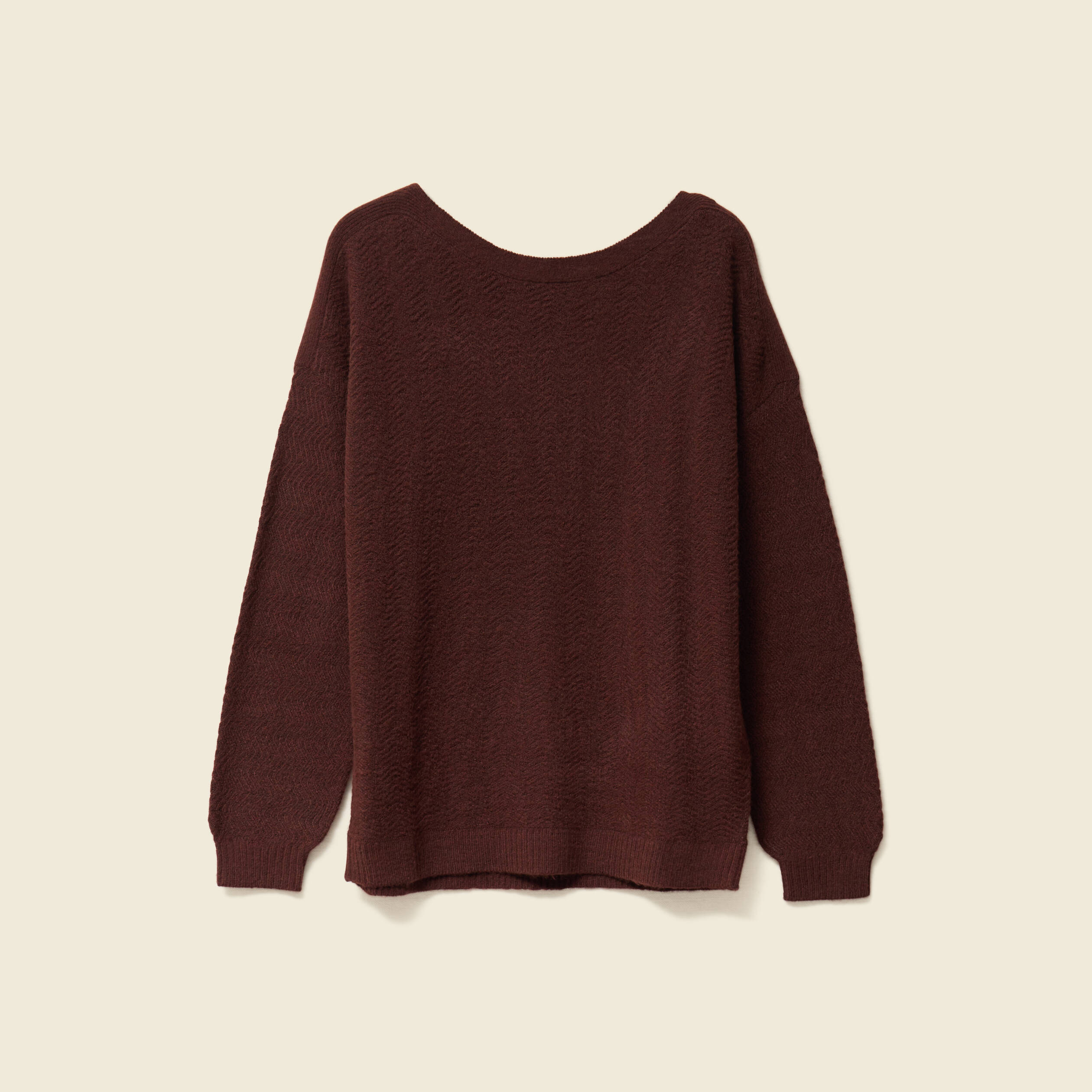 pull manches longues marron femme Pull manches longues marron femme