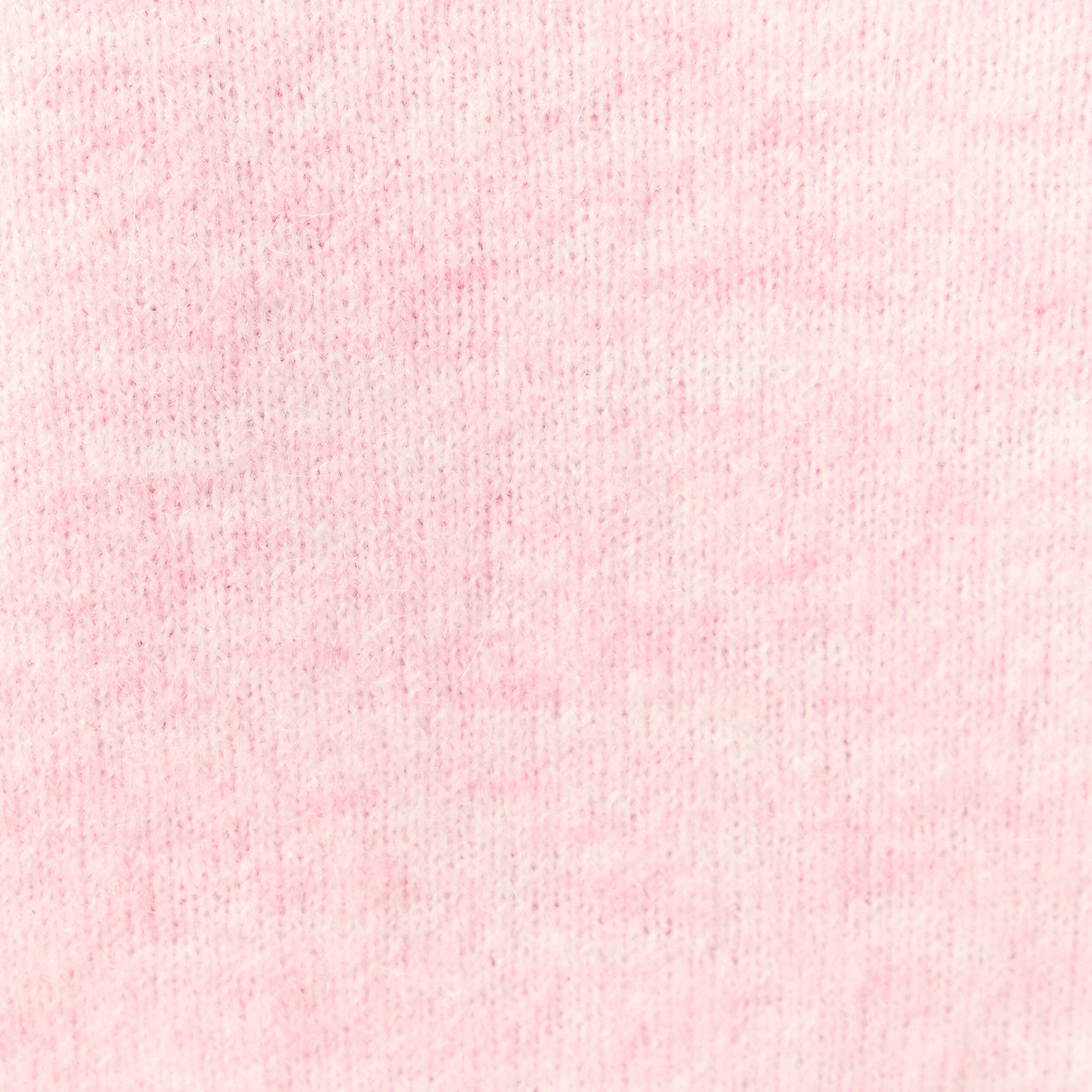 Gilet col rond rose clair femme