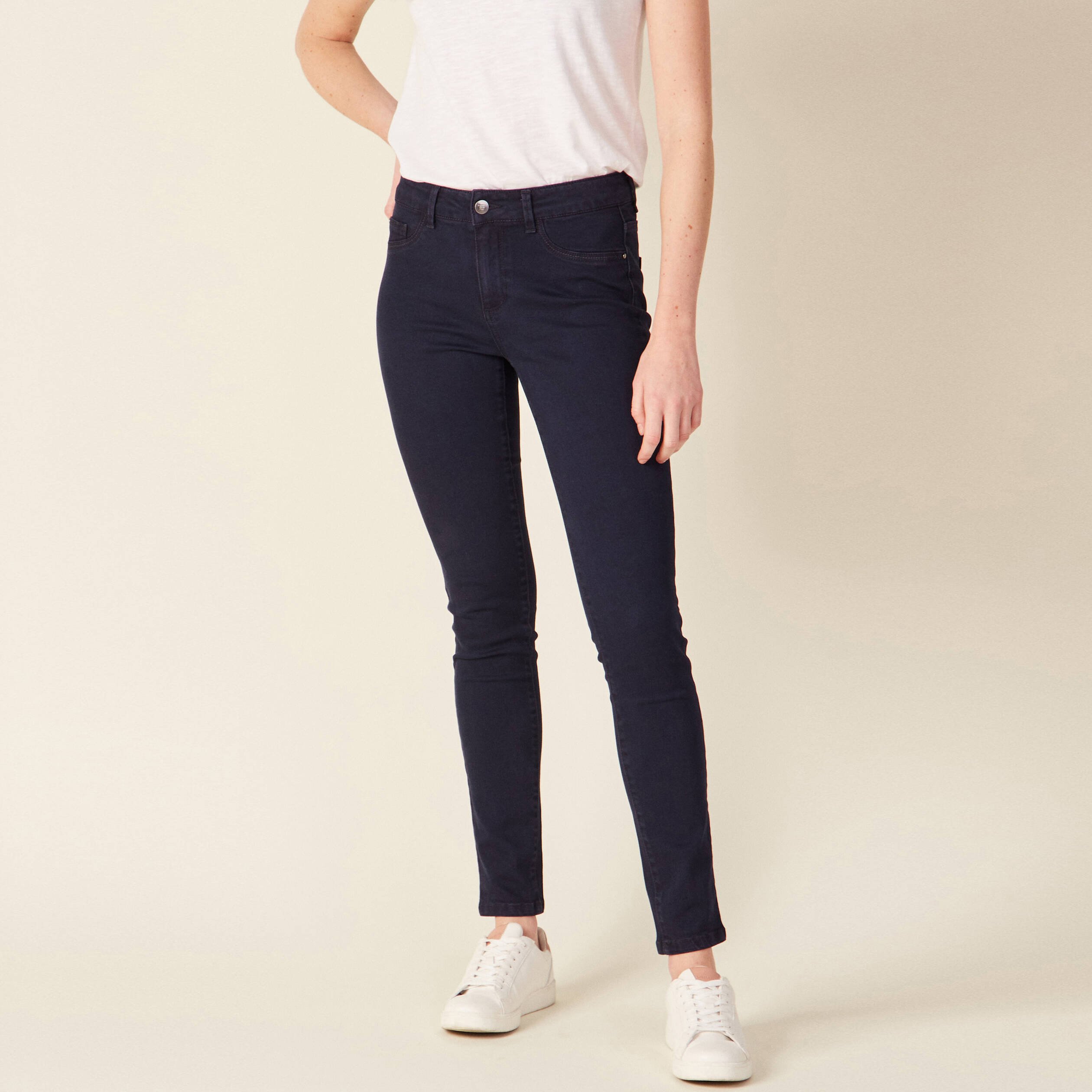 Jeans Lou - jegging denim brut femme