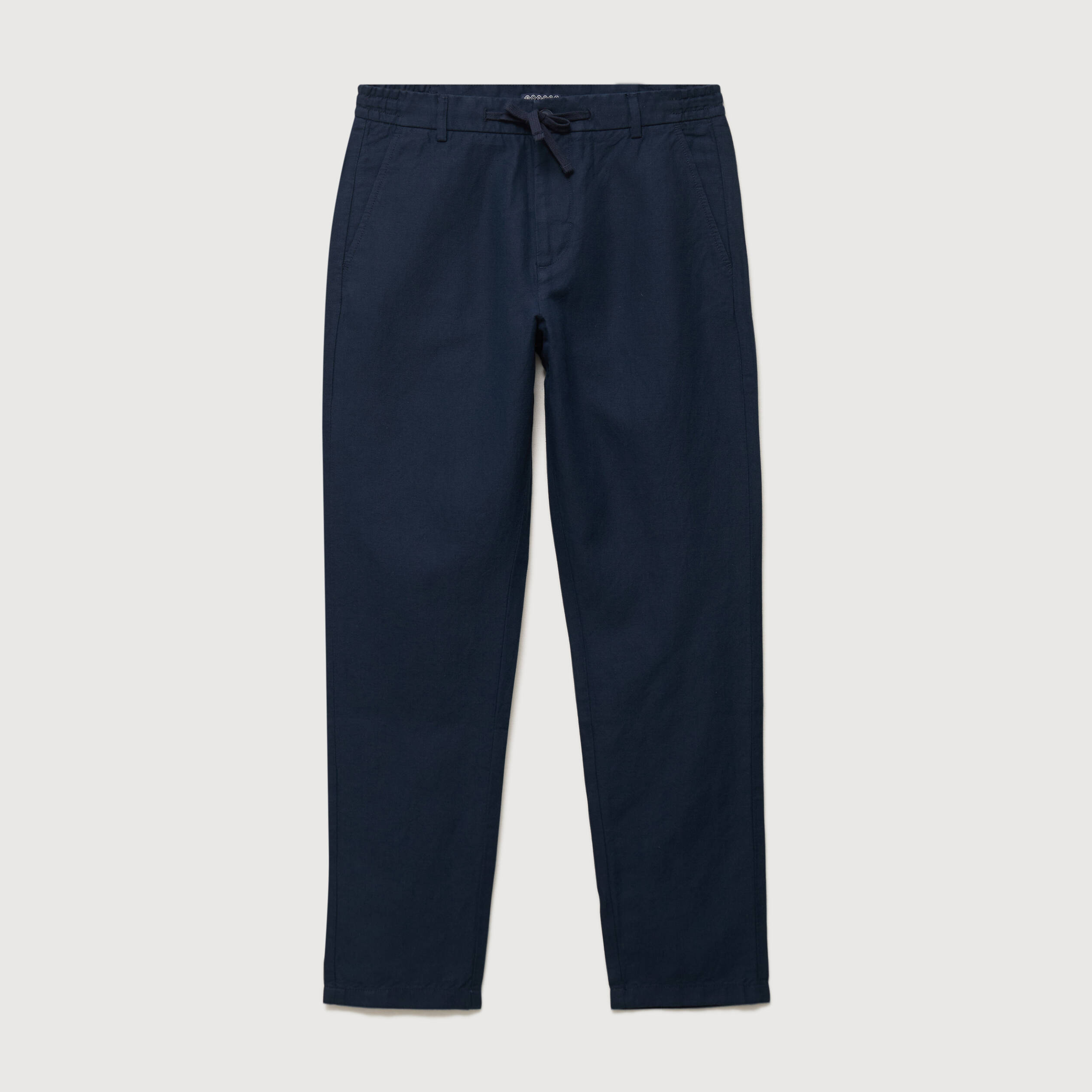 Chino coupe droite longueur 32 bleu marine homme