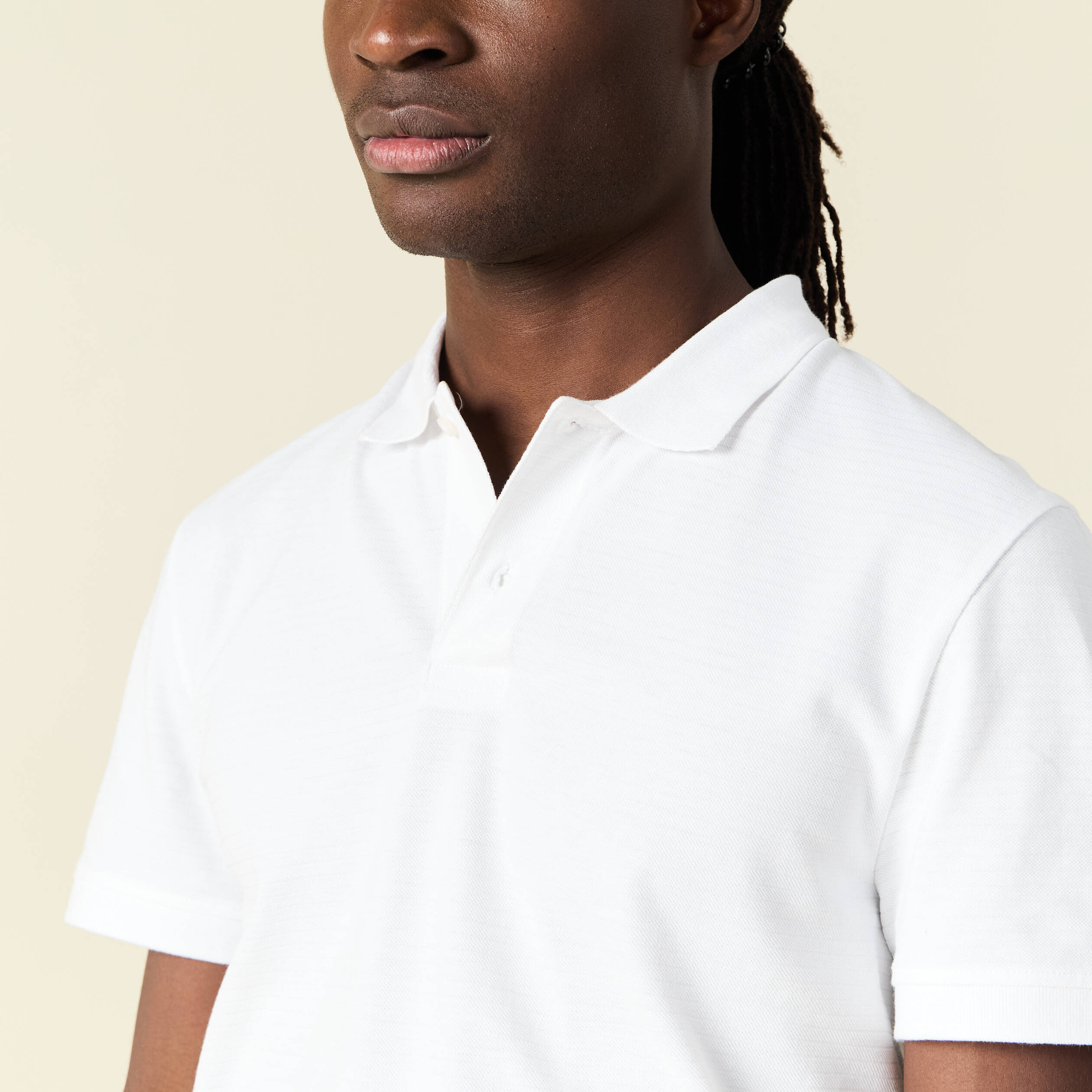 polo eco responsable blanc homme Polo éco-responsable blanc homme