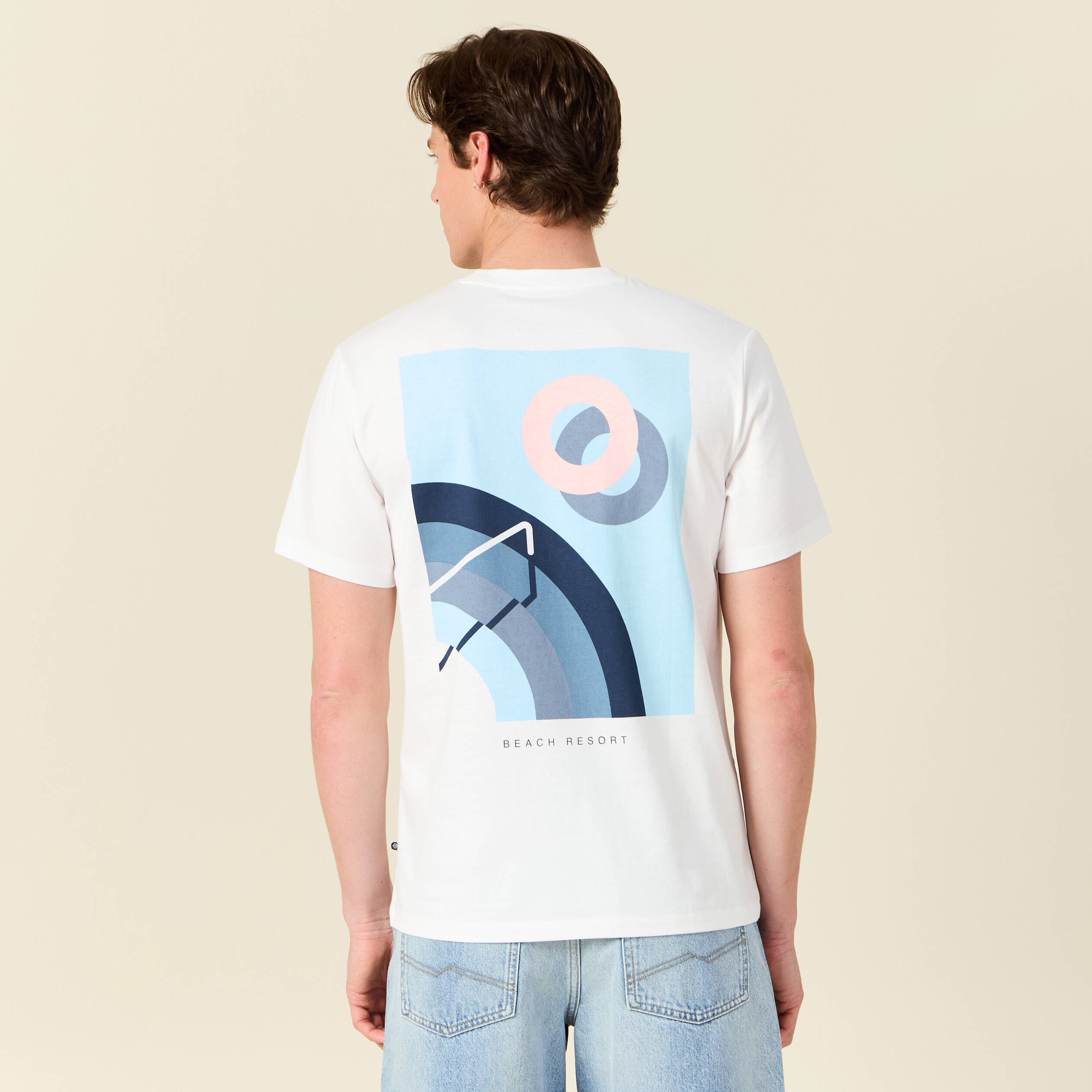 t shirt eco responsable ecru homme T-shirt éco-responsable ecru homme
