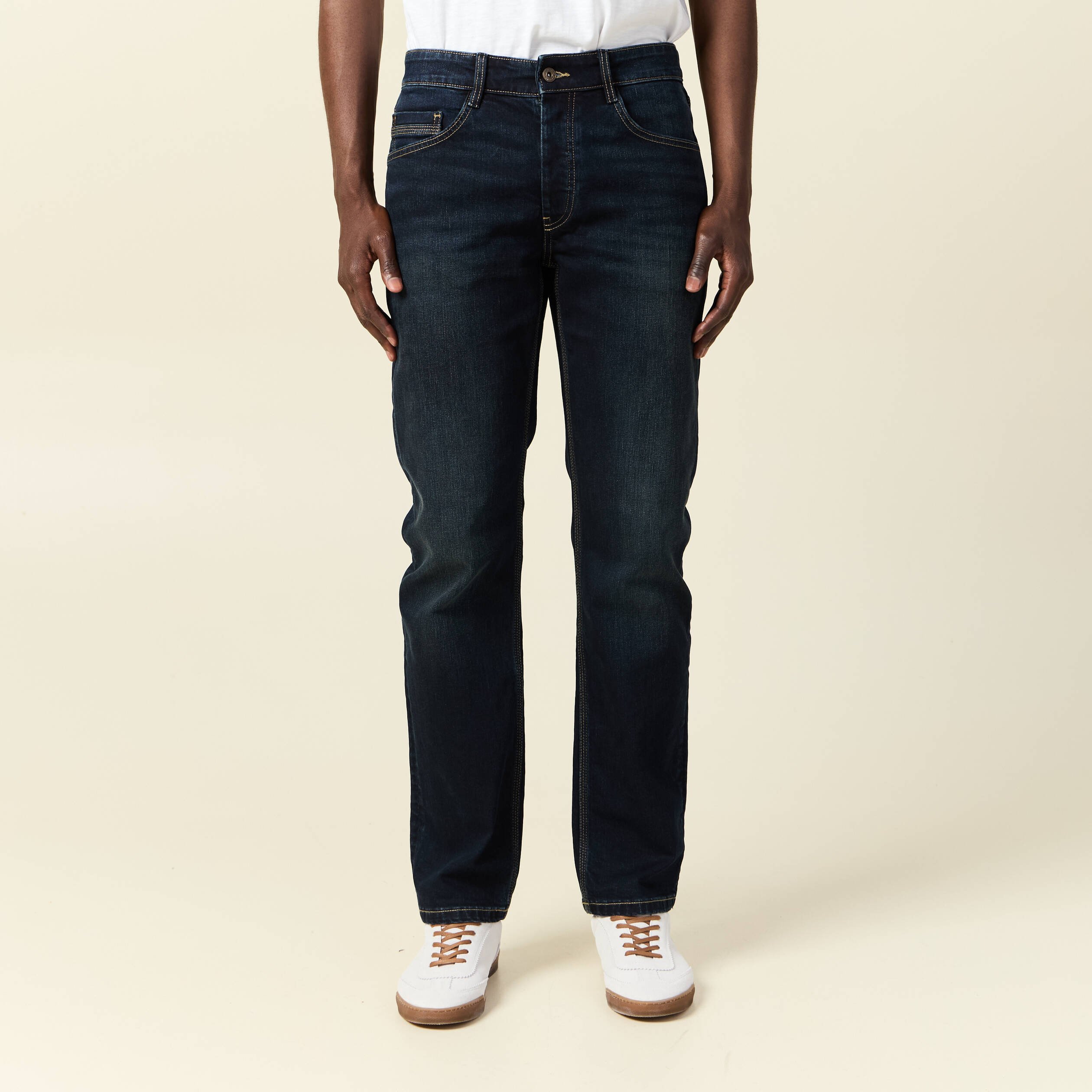 jeans regular eco responsable denim brut homme Jeans regular éco-responsable denim brut homme