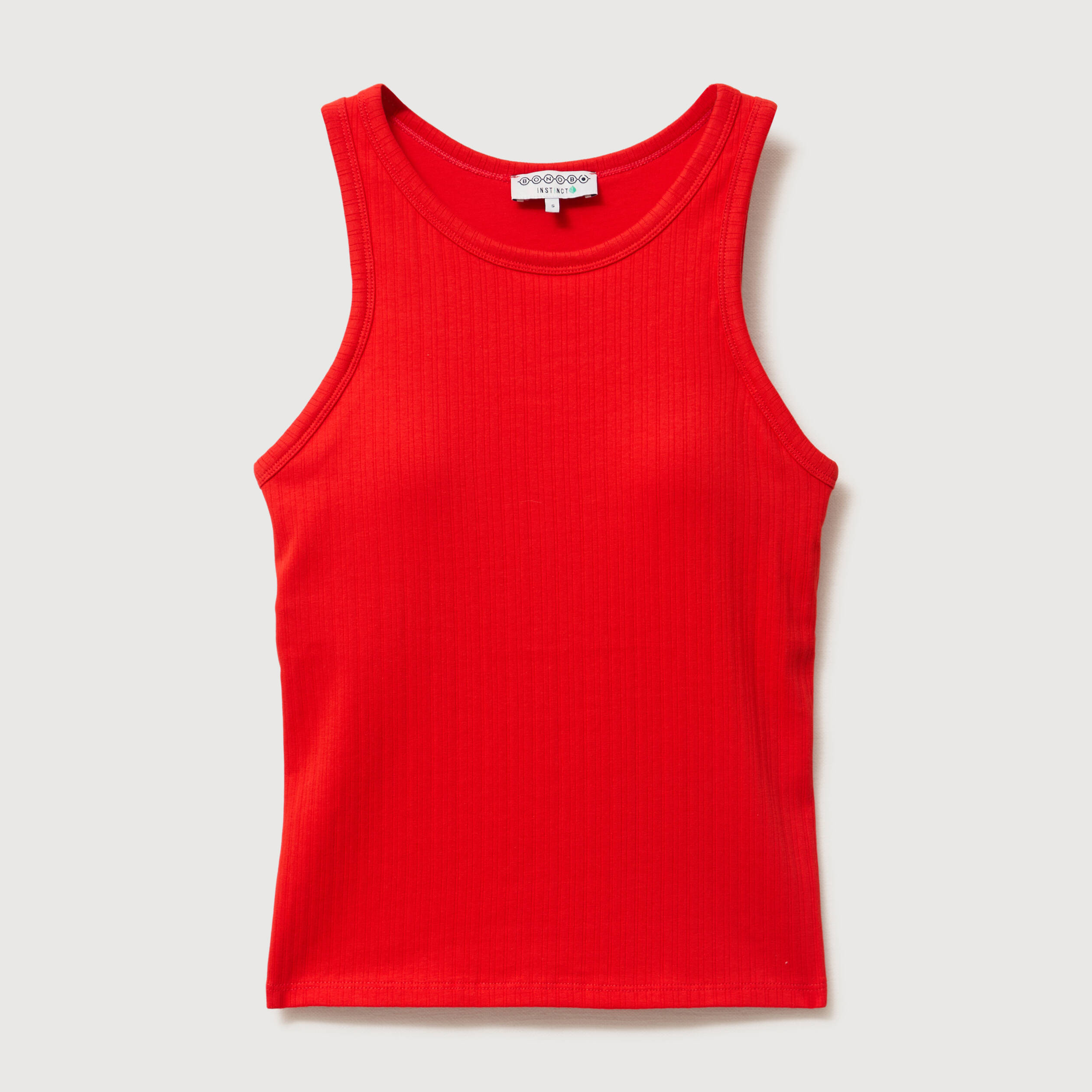 D&eacute;bardeur 2 en 1 avec brassi&egrave;re int&eacute;gr&eacute;e rouge femme