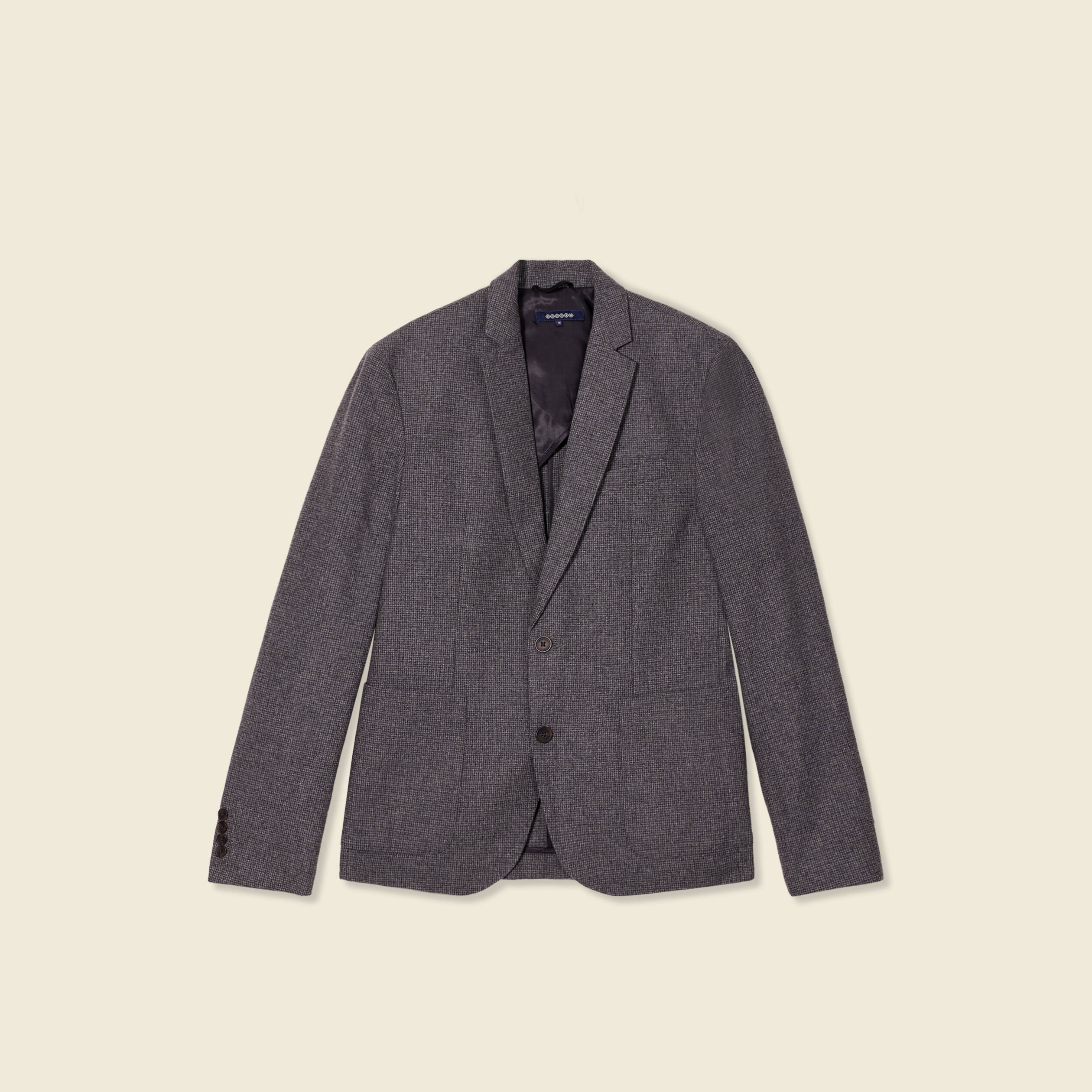 veste blazer cintree gris fonce homme Veste blazer cintrée gris foncé homme