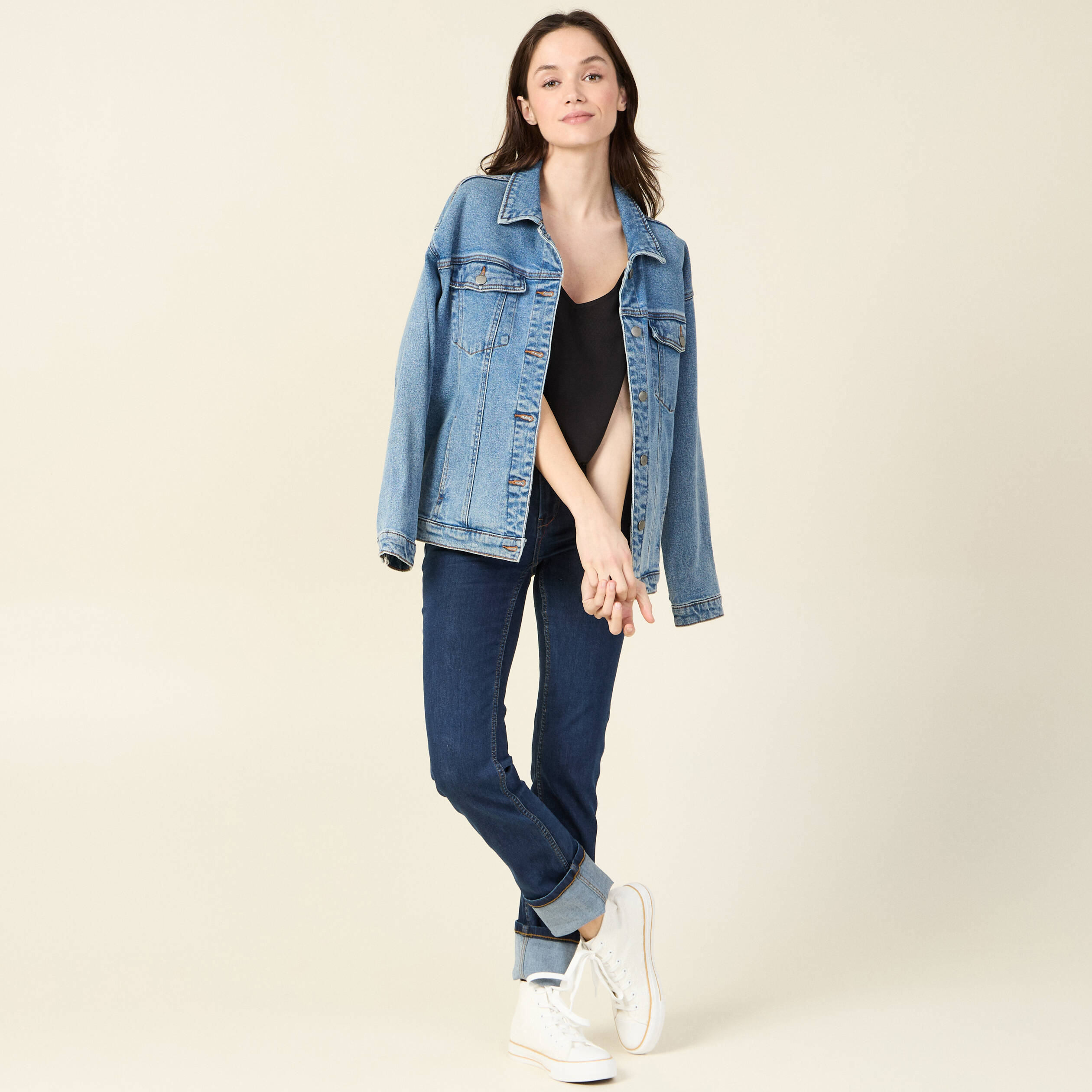 caraco bretelles fines noir femme Caraco bretelles fines noir femme