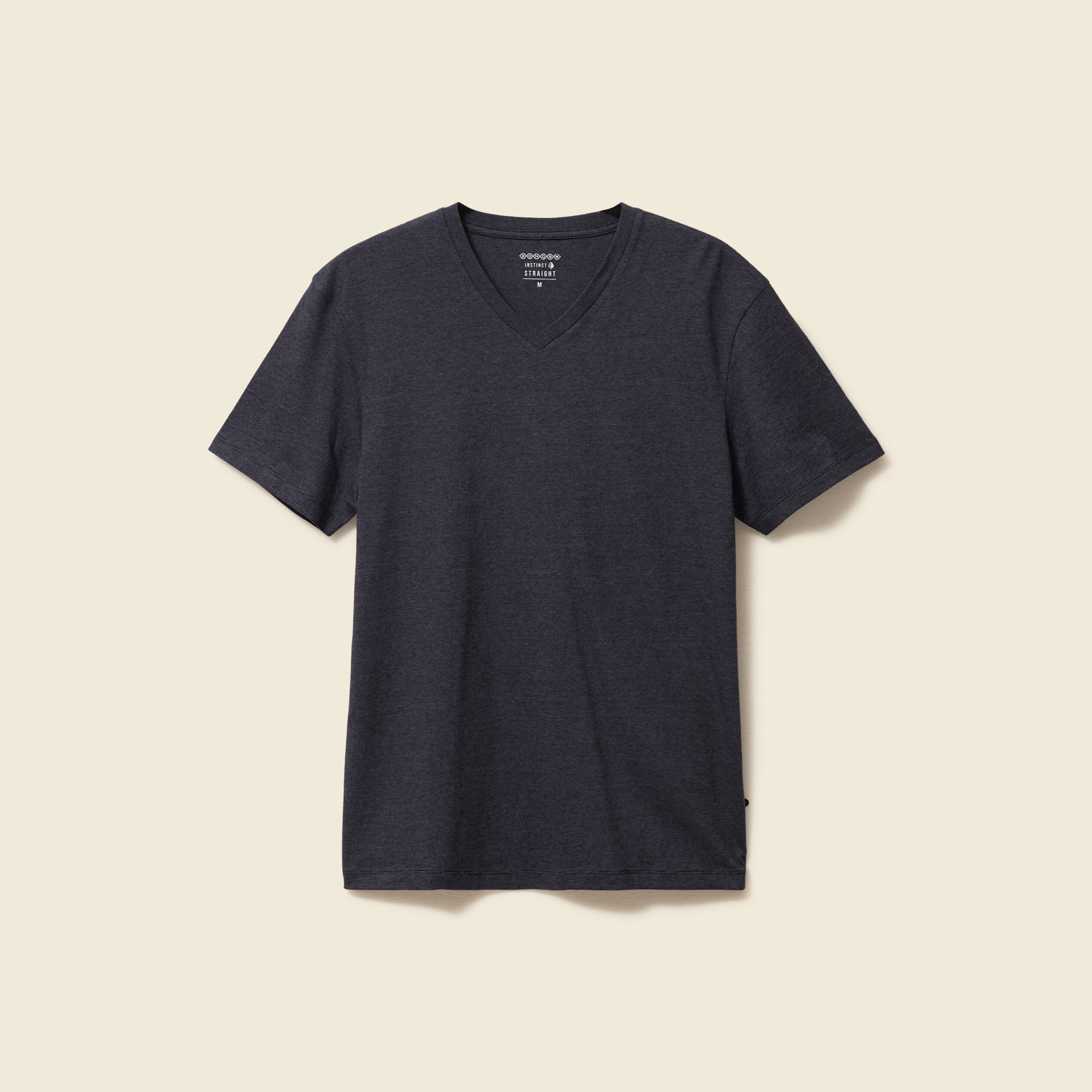 T-shirt manches courtes homme bleu fonc&eacute; homme