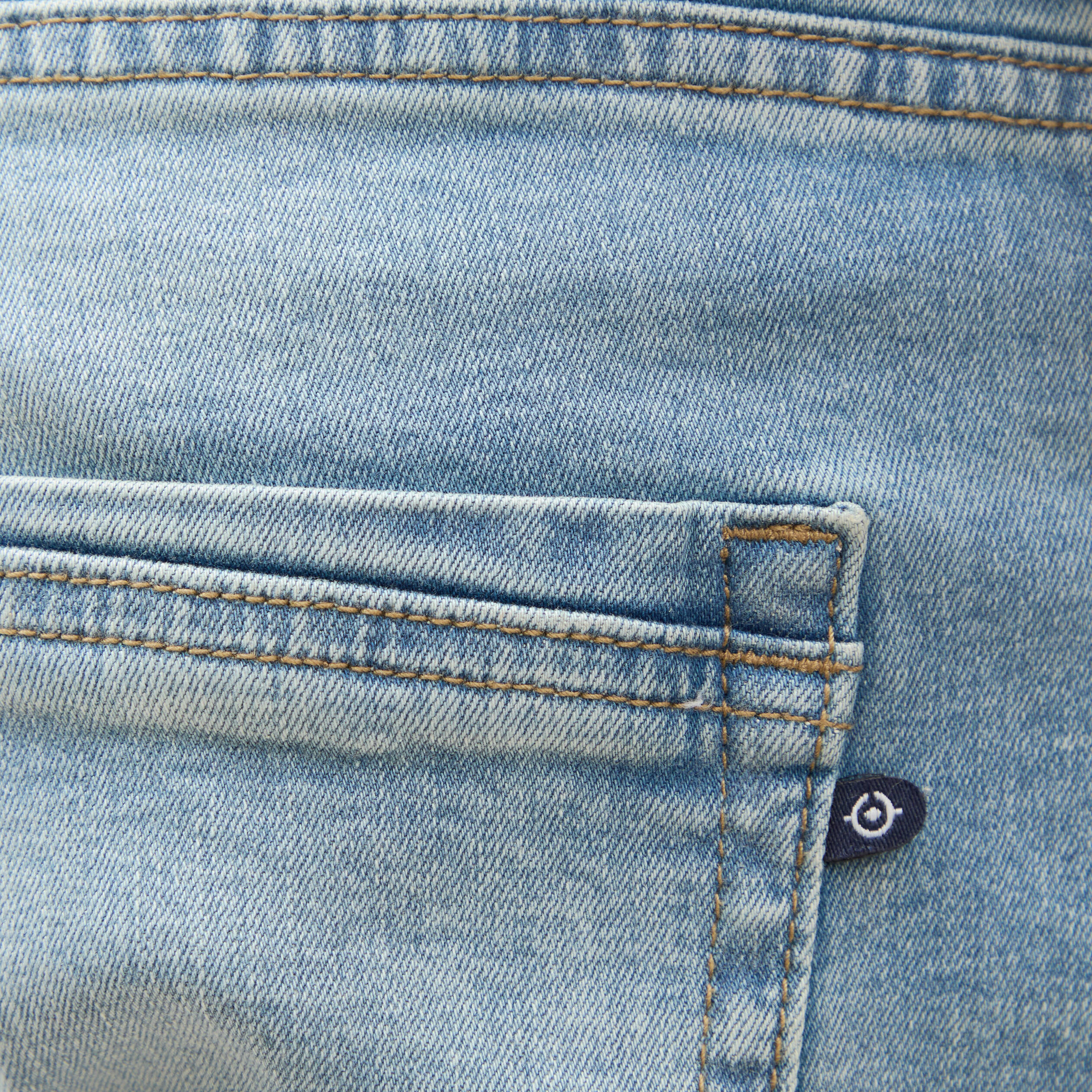 Jeans slim 5 poches longueur 32 denim used homme