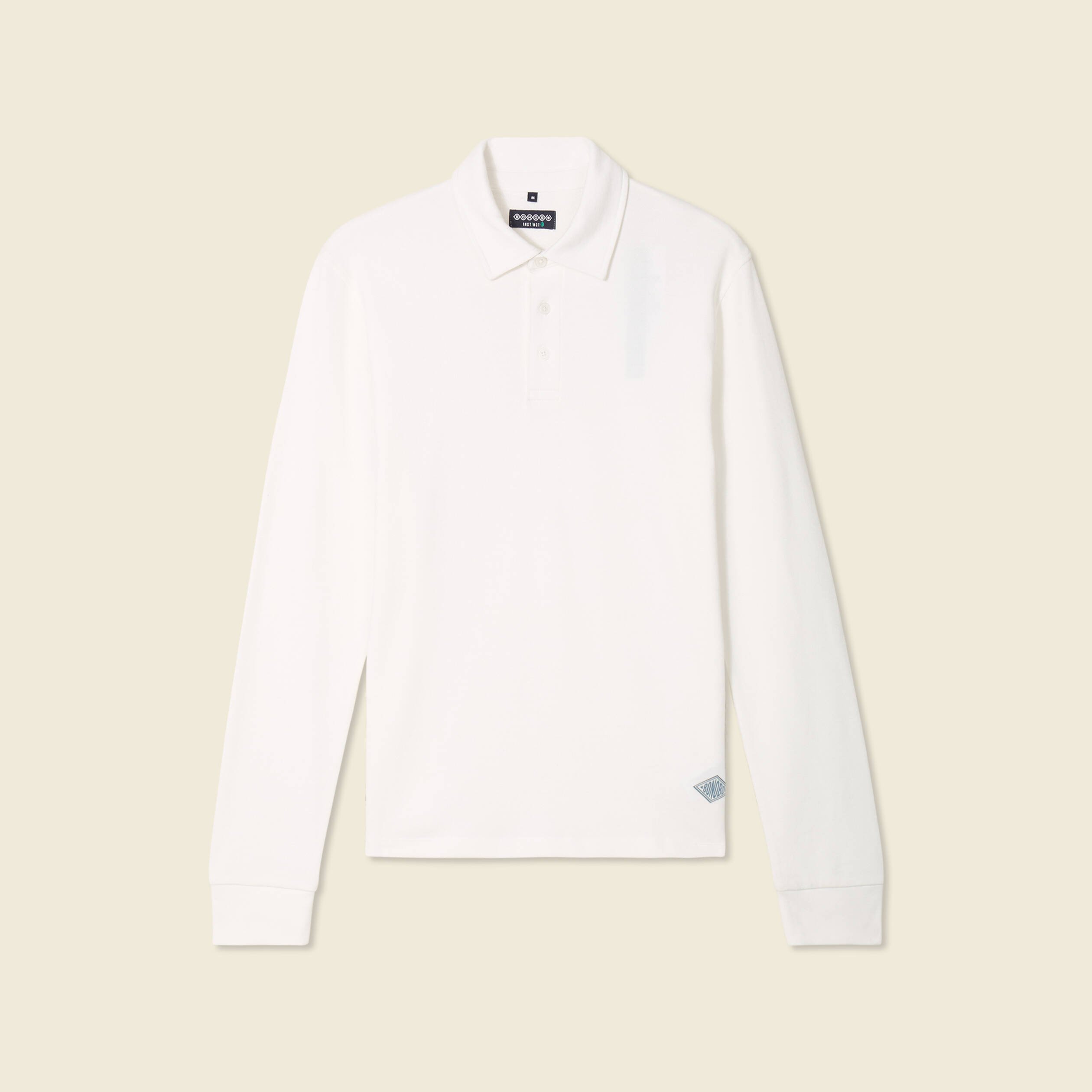polo manches longues ecru homme Polo manches longues ecru homme
