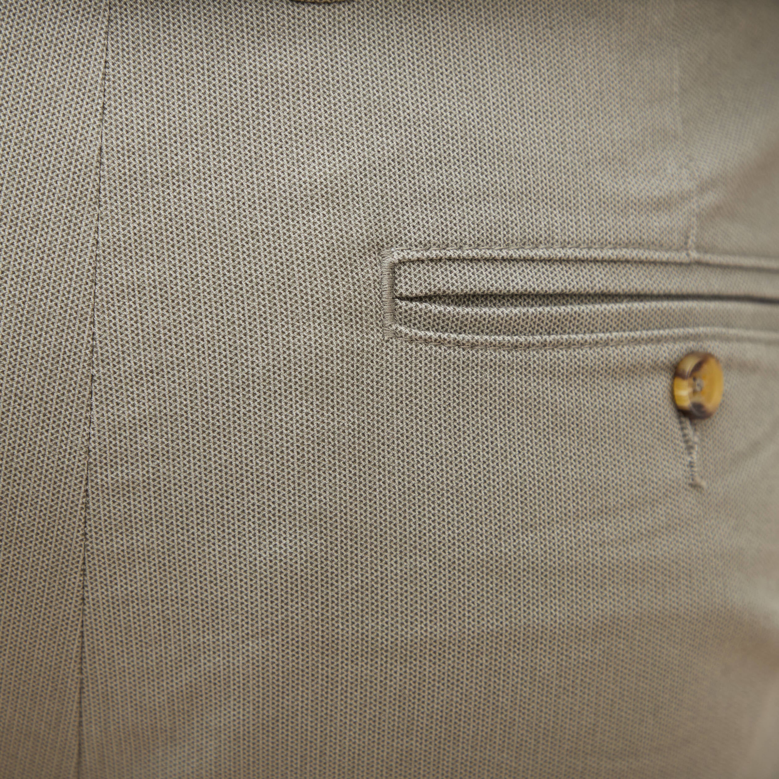 Pantalon chino slim vert kaki homme