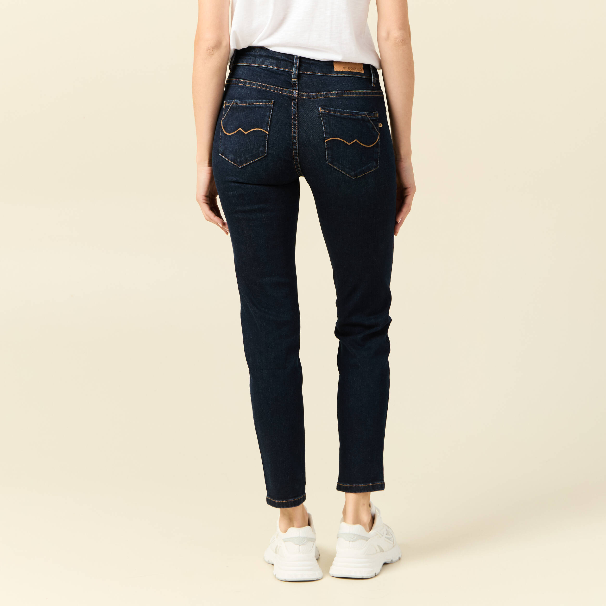 jeans vanessa slim 78eme denim brut femme Jeans Vanessa - slim 7/8ème denim brut femme