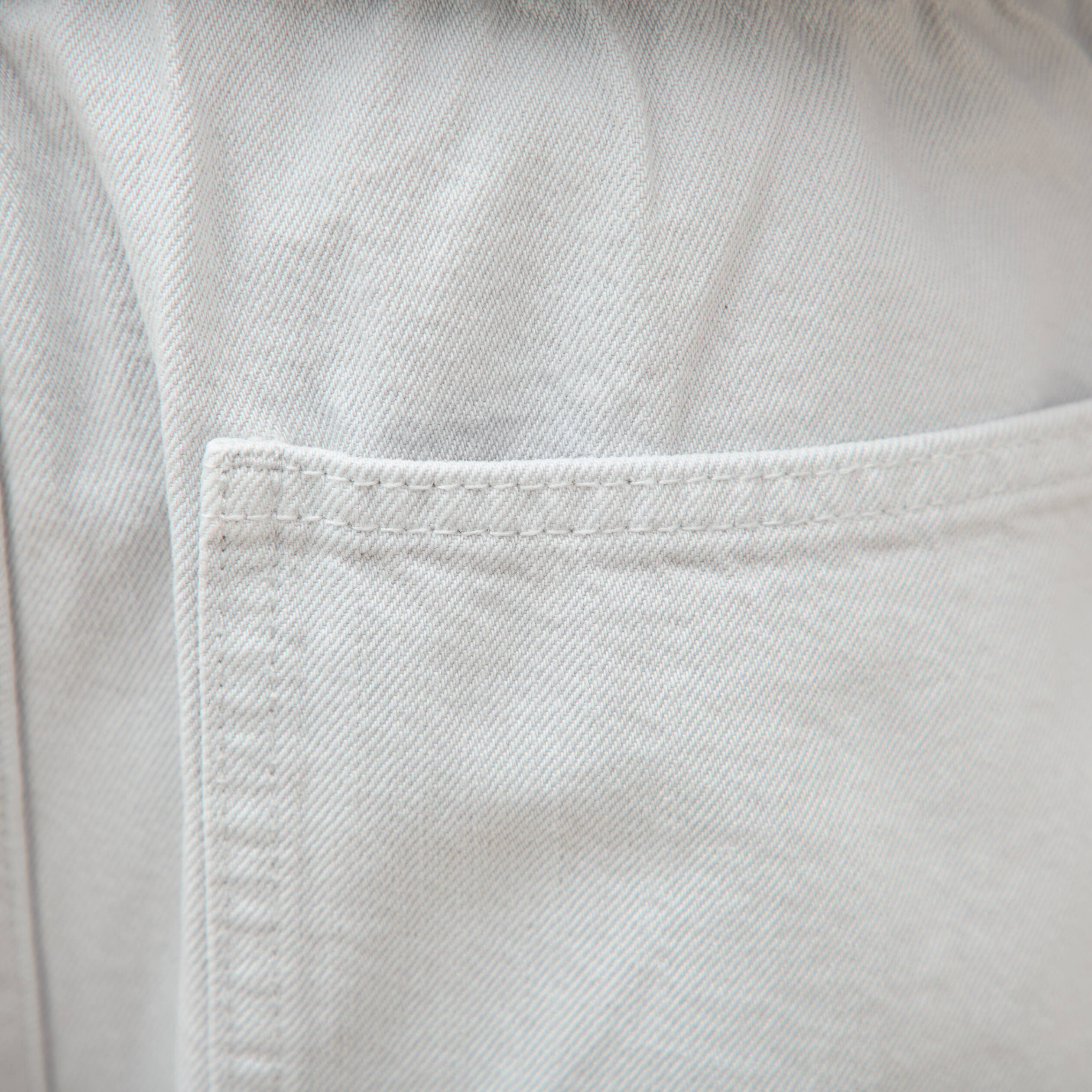 Bermuda en coton gris clair homme