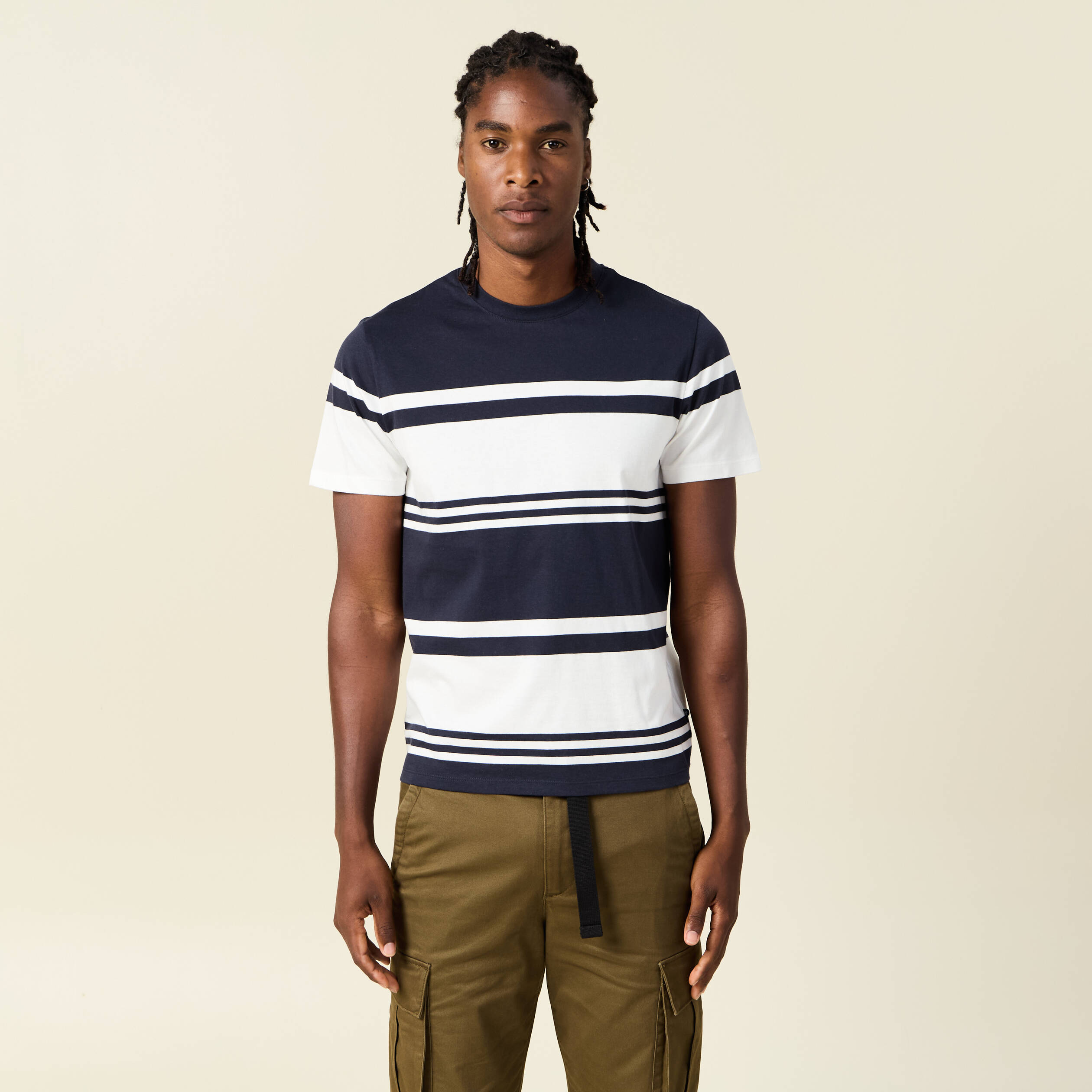 t shirt eco responsable ecru homme T-shirt éco-responsable ecru homme