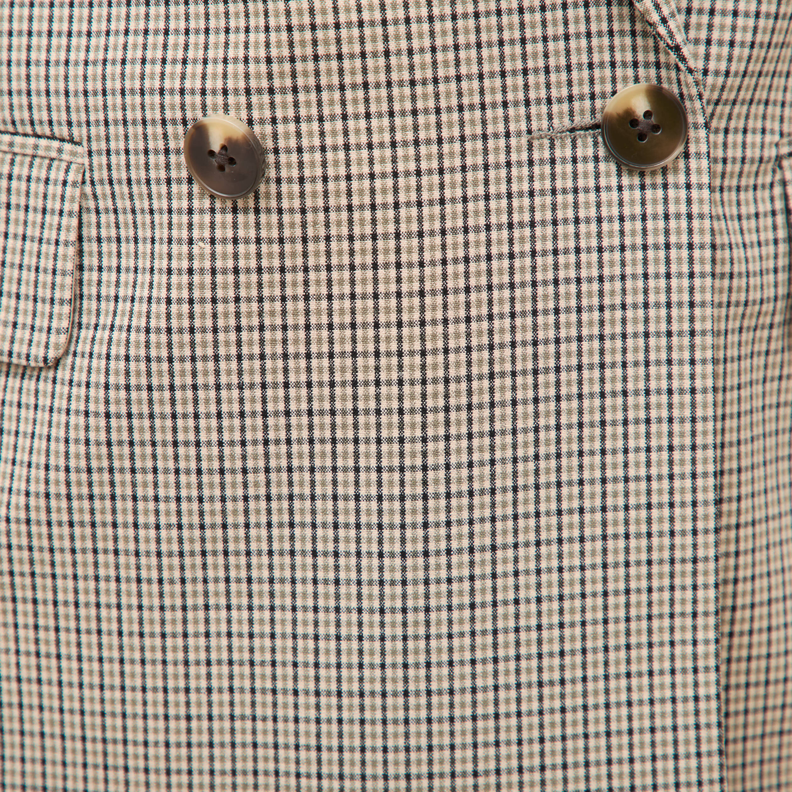 Blazer &agrave; carreaux col tailleur gris femme