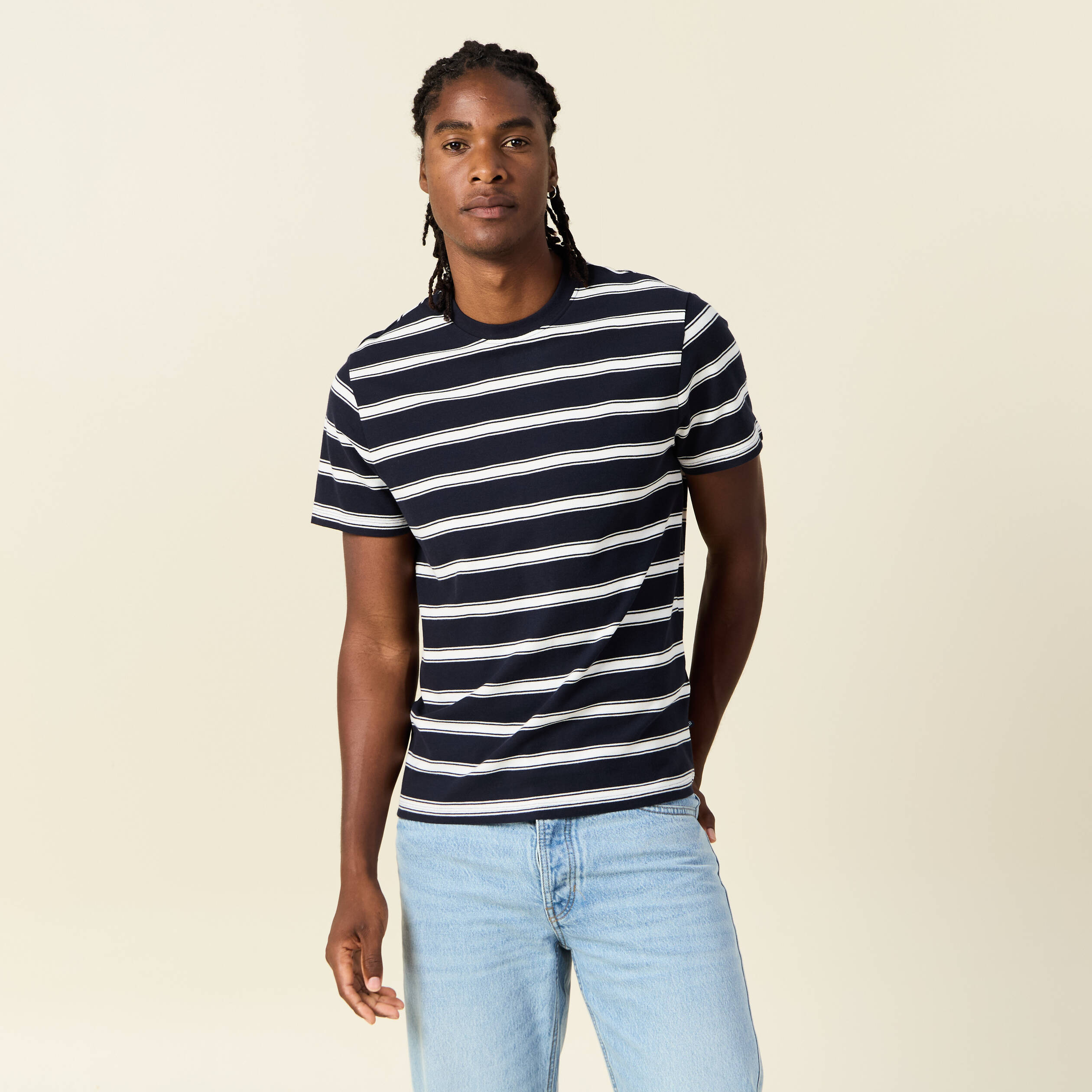 t shirt eco responsable ecru homme T-shirt éco-responsable ecru homme