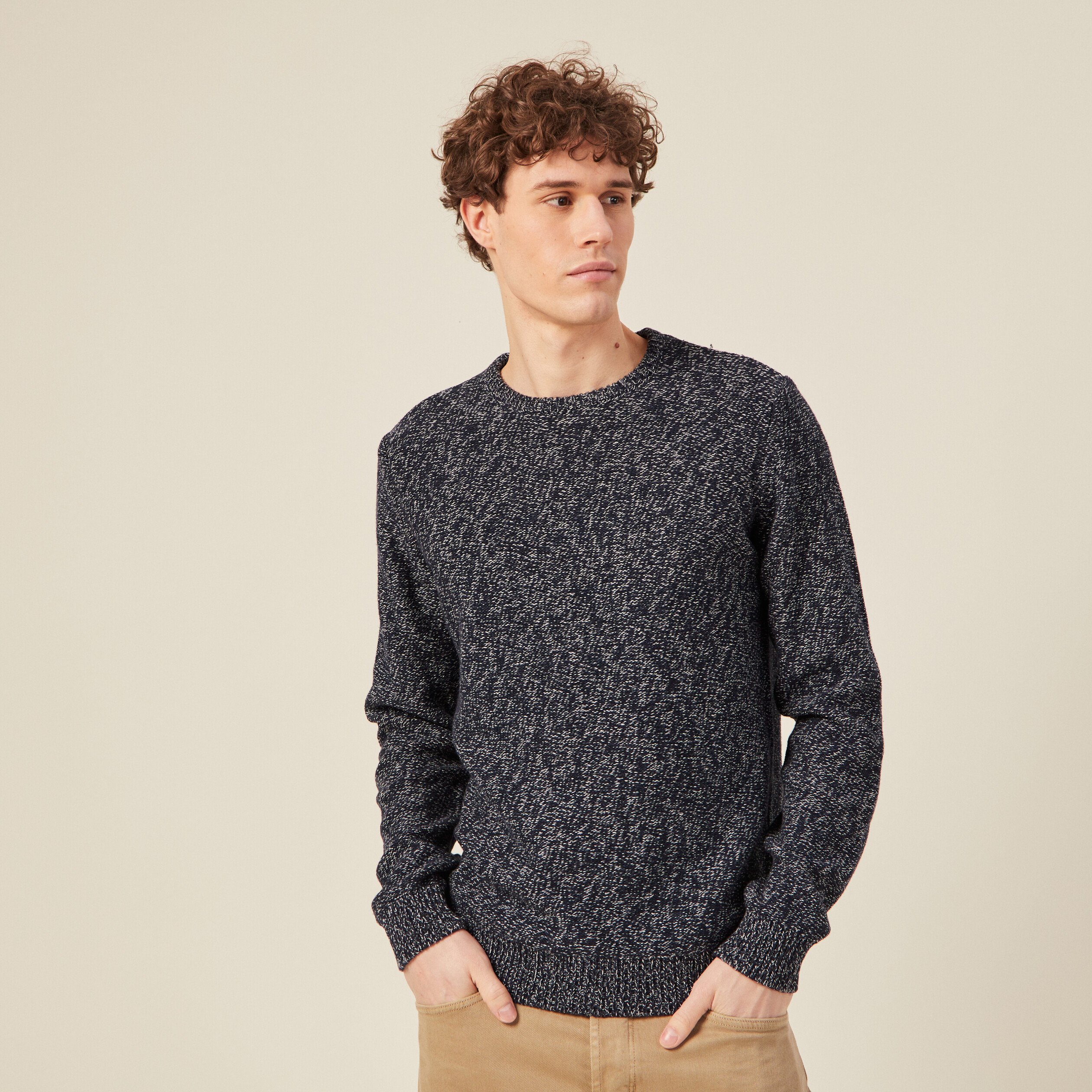 Générique Cadeau Noël Pull Homme Mode Casual Tshirt Manches Longues