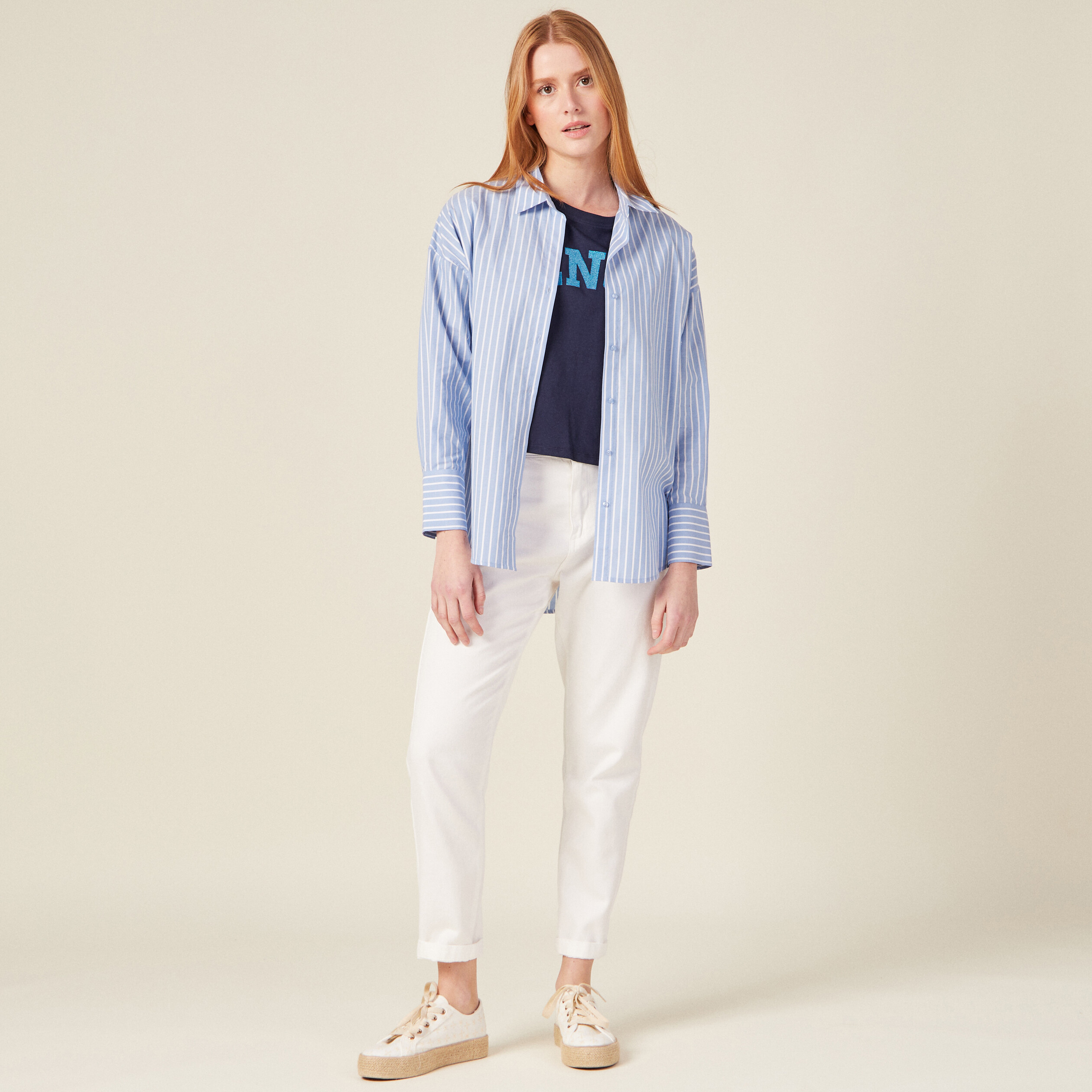 t shirt manches courtes bleu marine femme T-shirt manches courtes bleu marine femme