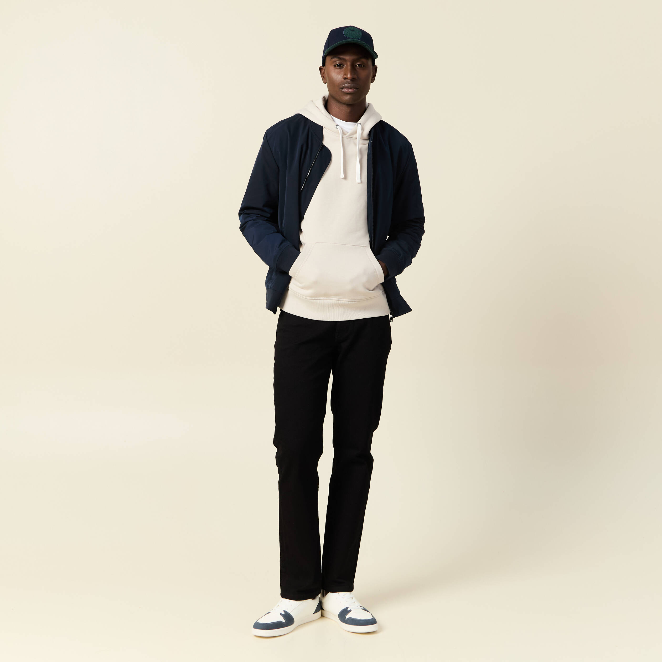 Jeans regular longueur 32 denim noir homme