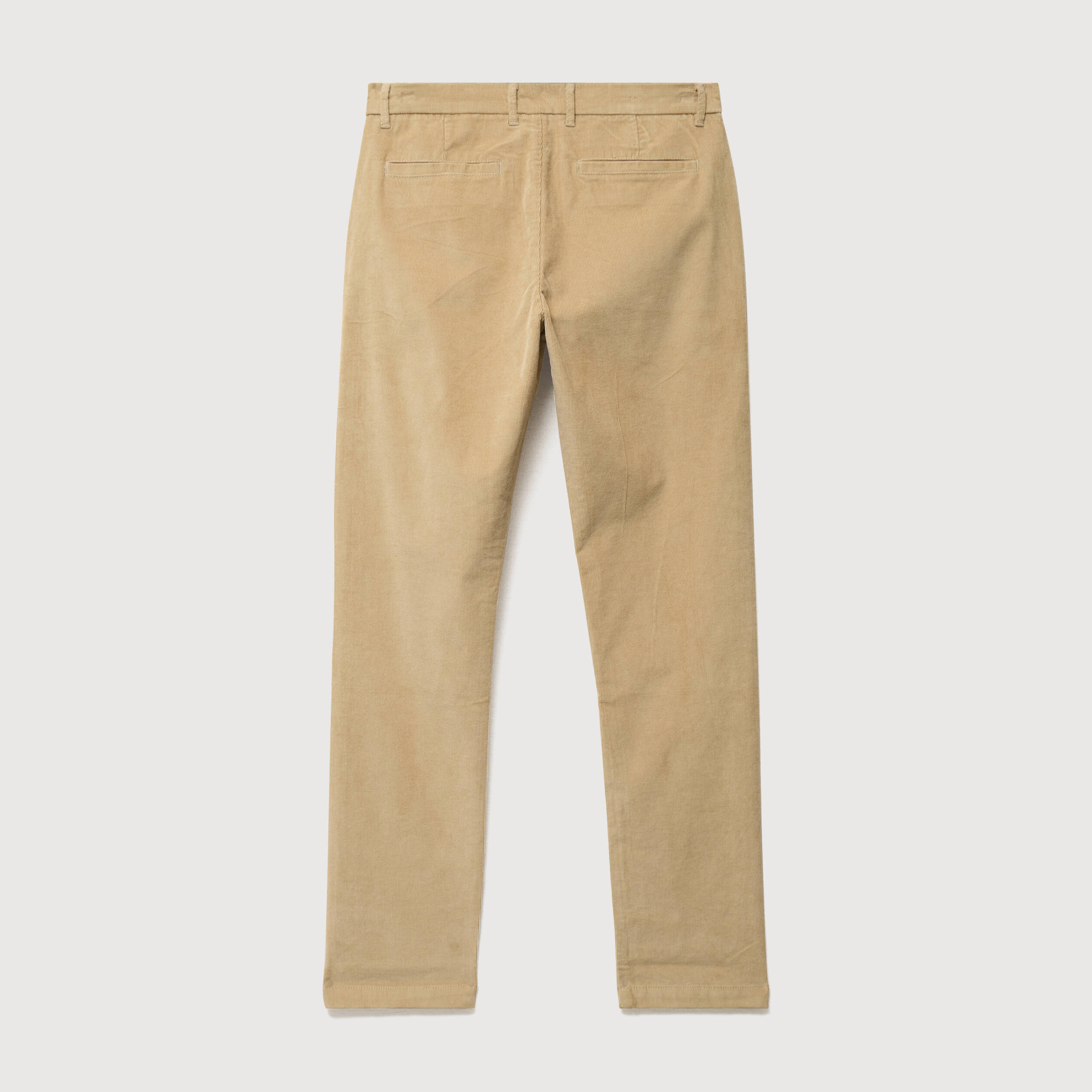 Pantalon straight velours longueur 32 beige homme