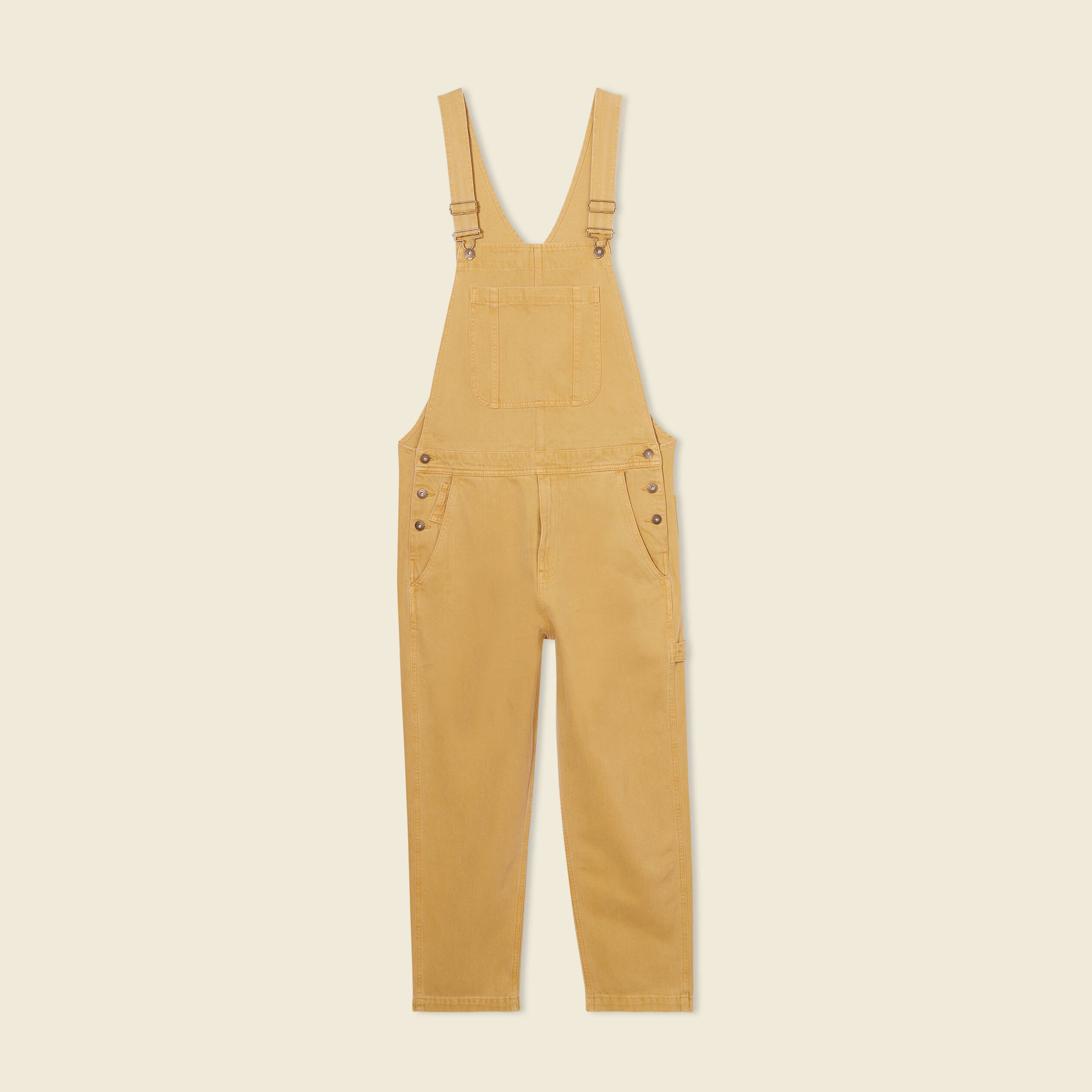 Salopette large beige homme Bonobo