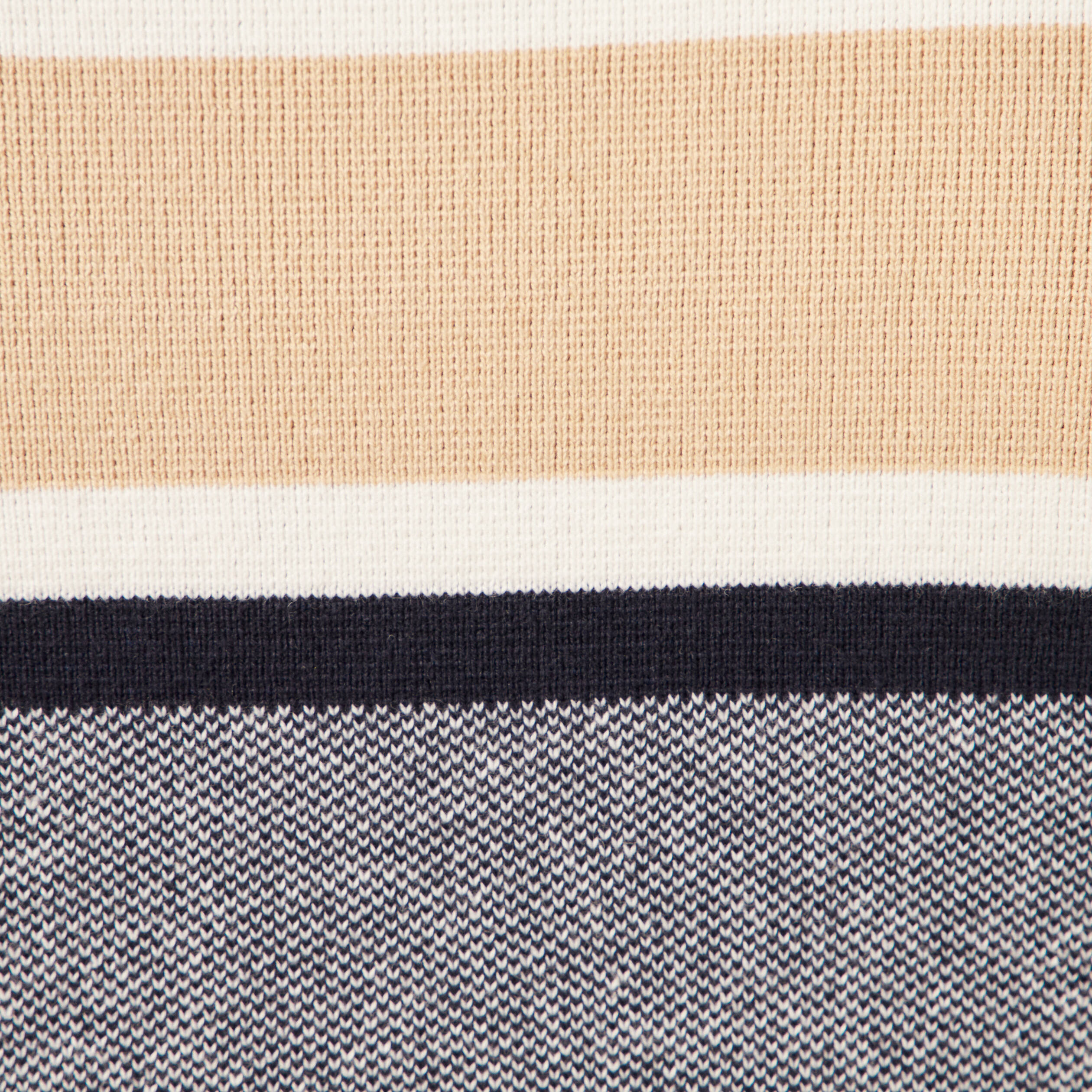 Pull fin col rond manches longues ecru homme