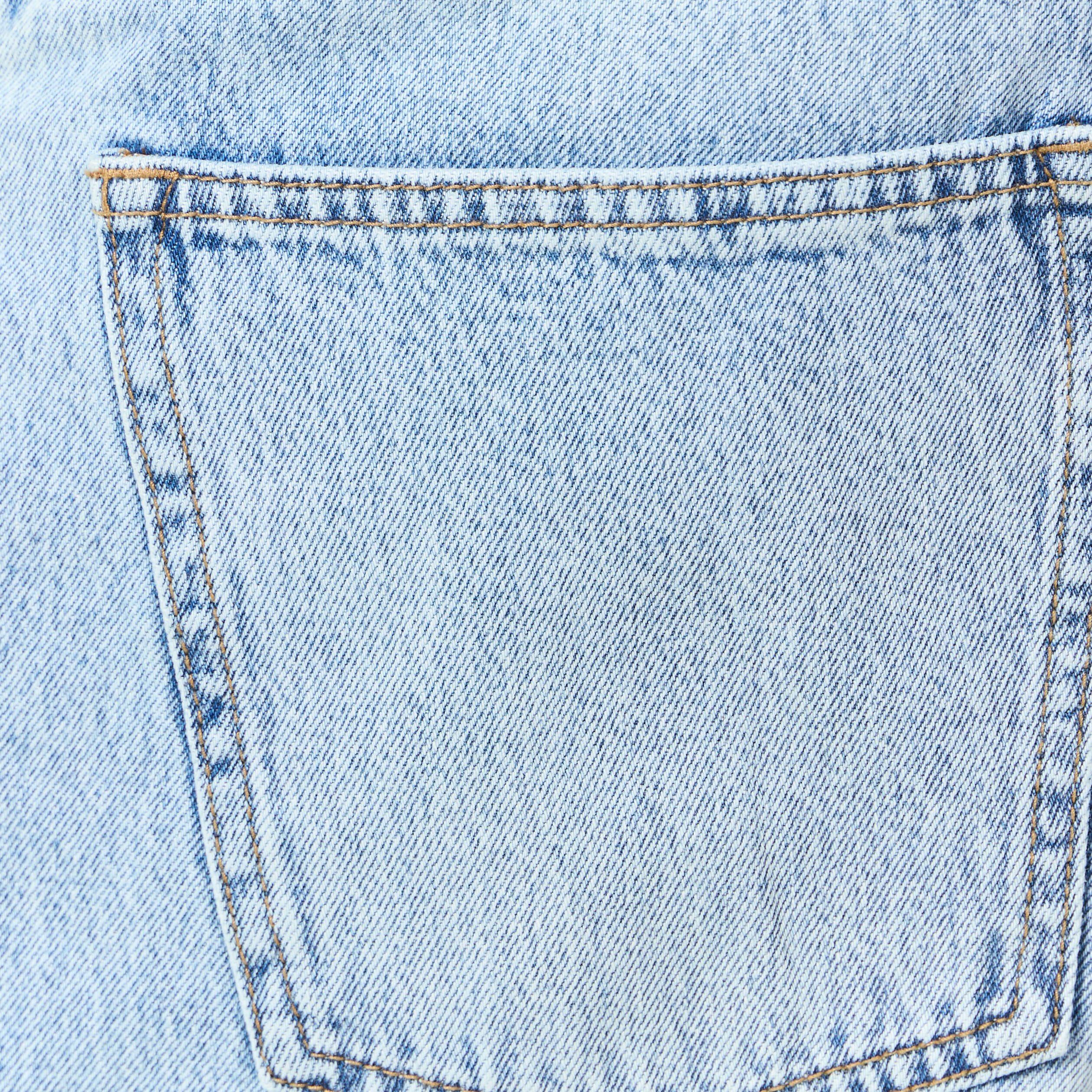 jeans large 5 poches denim snow bleach homme Jeans large 5 poches denim snow bleach homme
