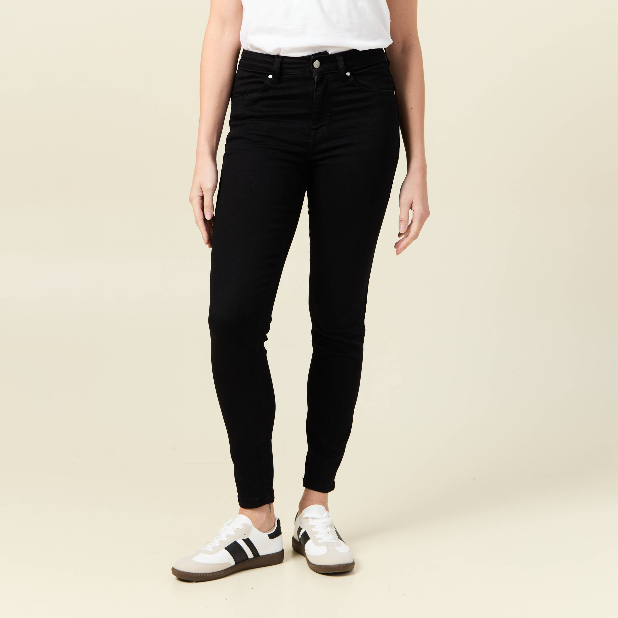 jeans skinny eco responsable denim noir femme Jeans skinny éco-responsable denim noir femme
