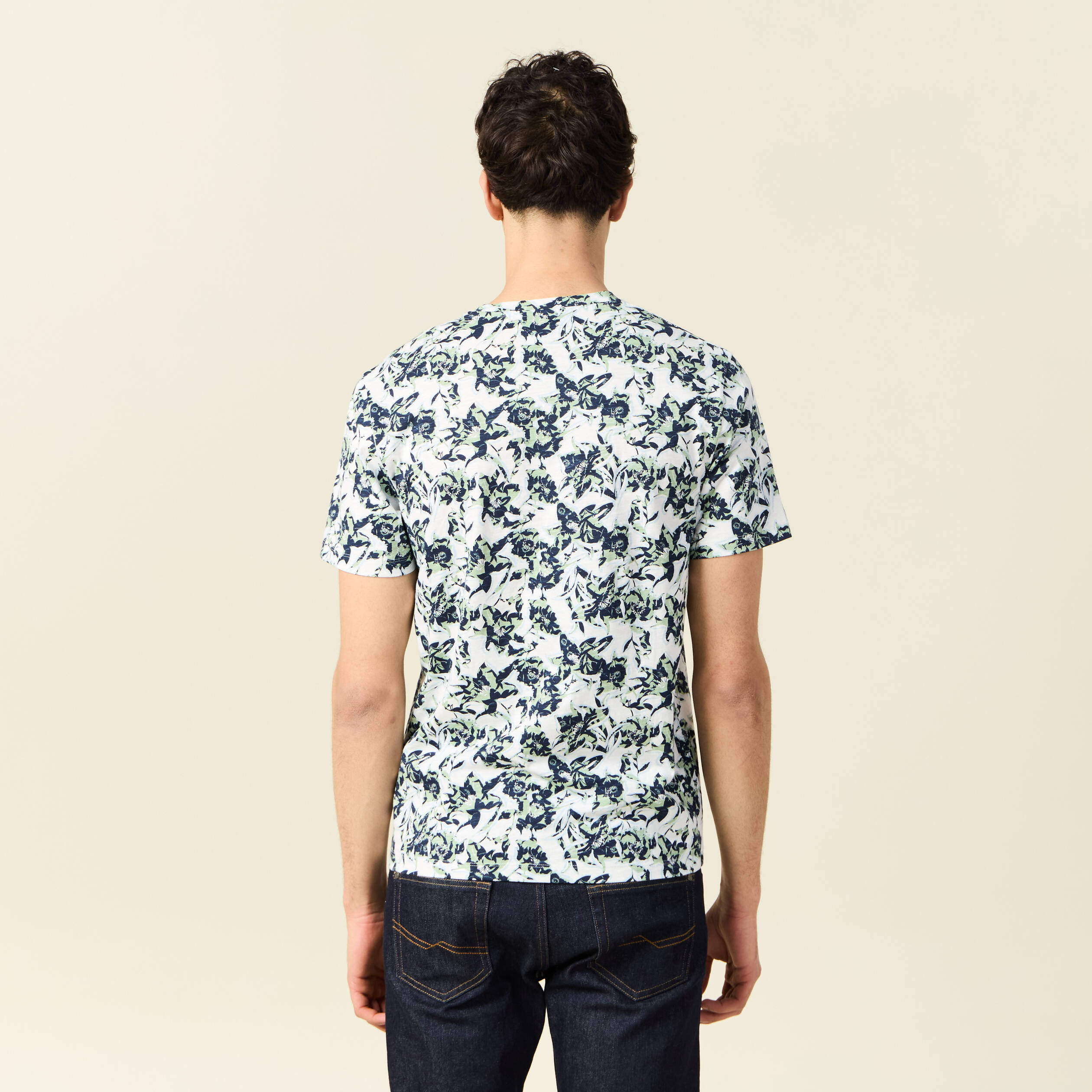 t shirt manches courtes vert homme T-shirt manches courtes vert homme