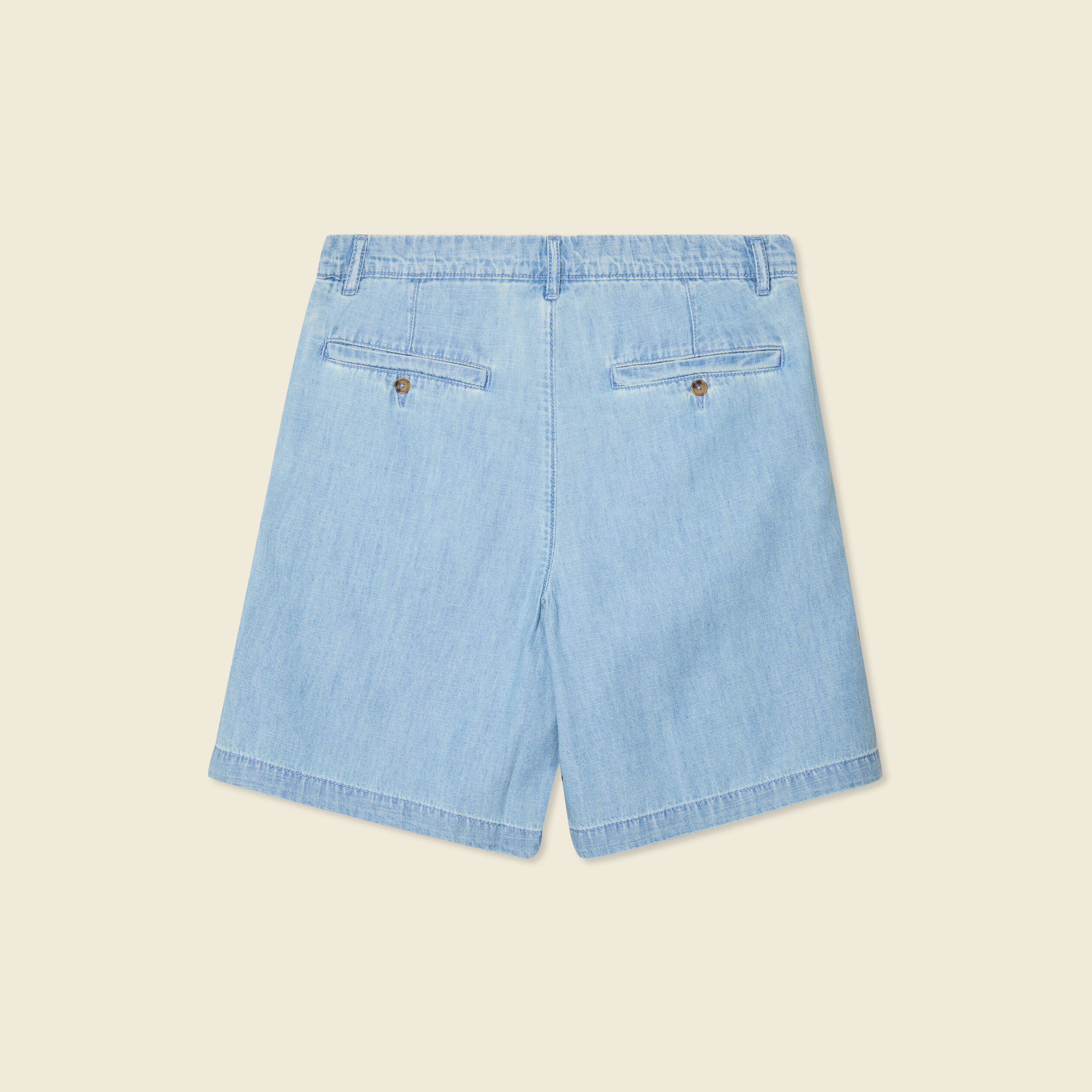 bermuda droit avec pinces bleu gris homme Bermuda droit avec pinces bleu gris homme