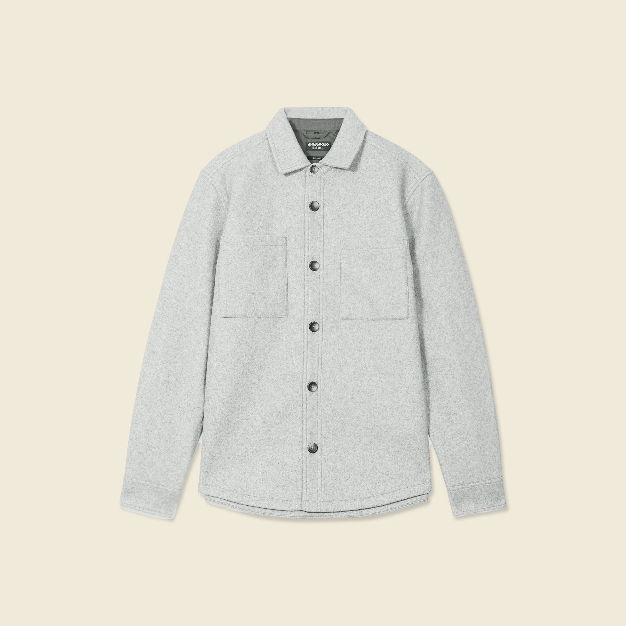surchemise boutonnee gris fonce homme Surchemise boutonnée gris foncé homme