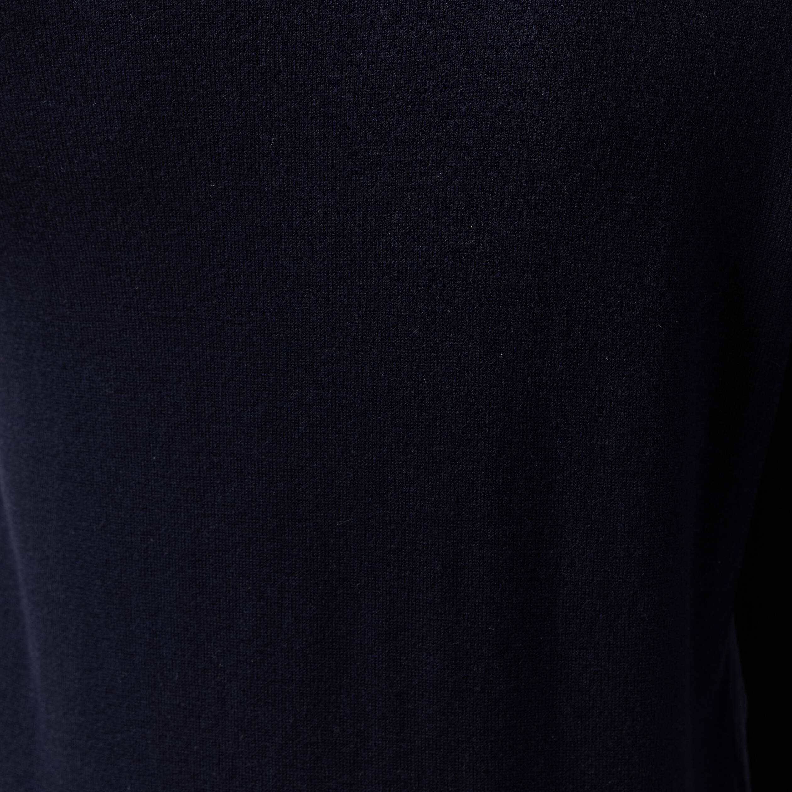 Robe manches longues bleu fonc&eacute; femme