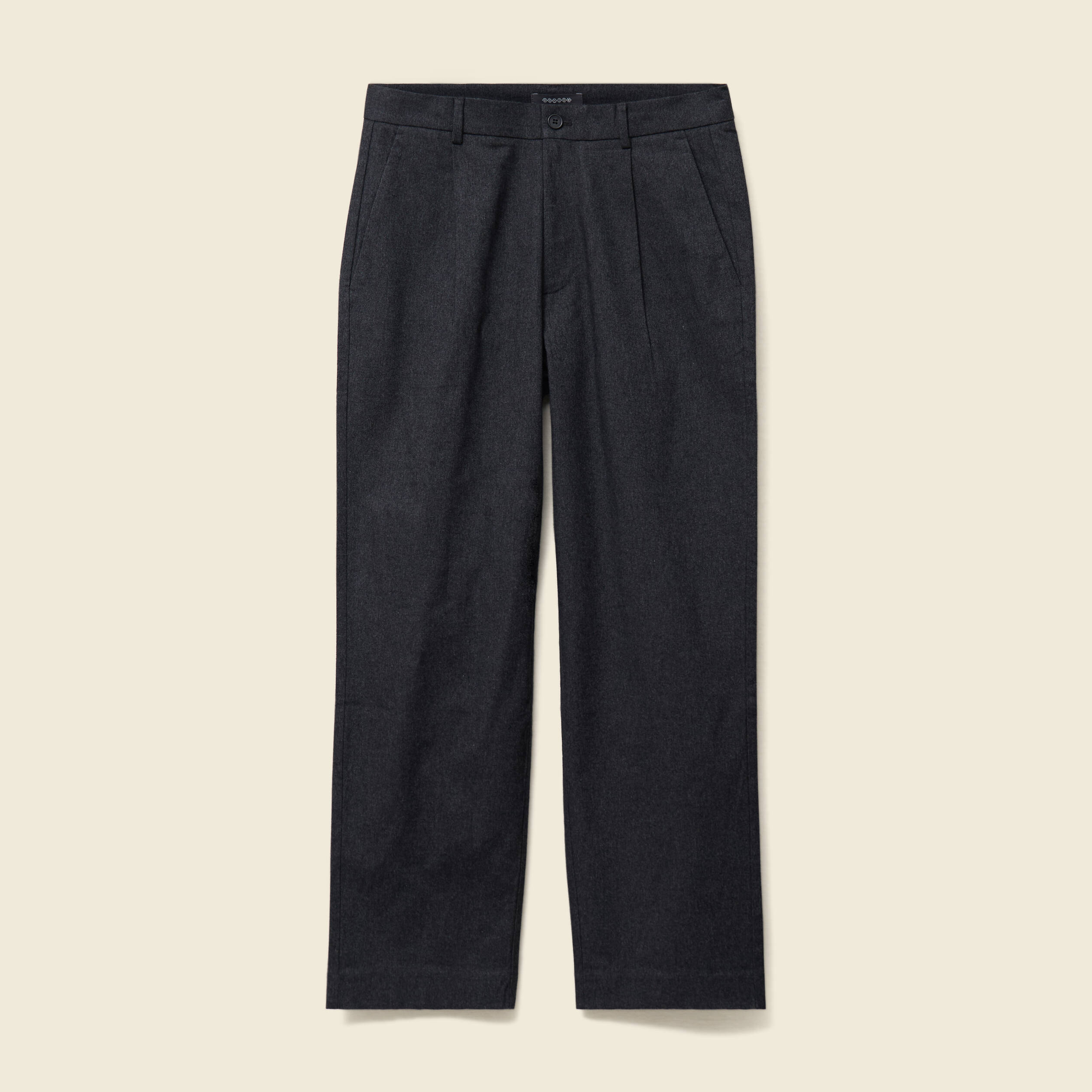 Pantalon chino large longueur 32 gris fonc&eacute; homme
