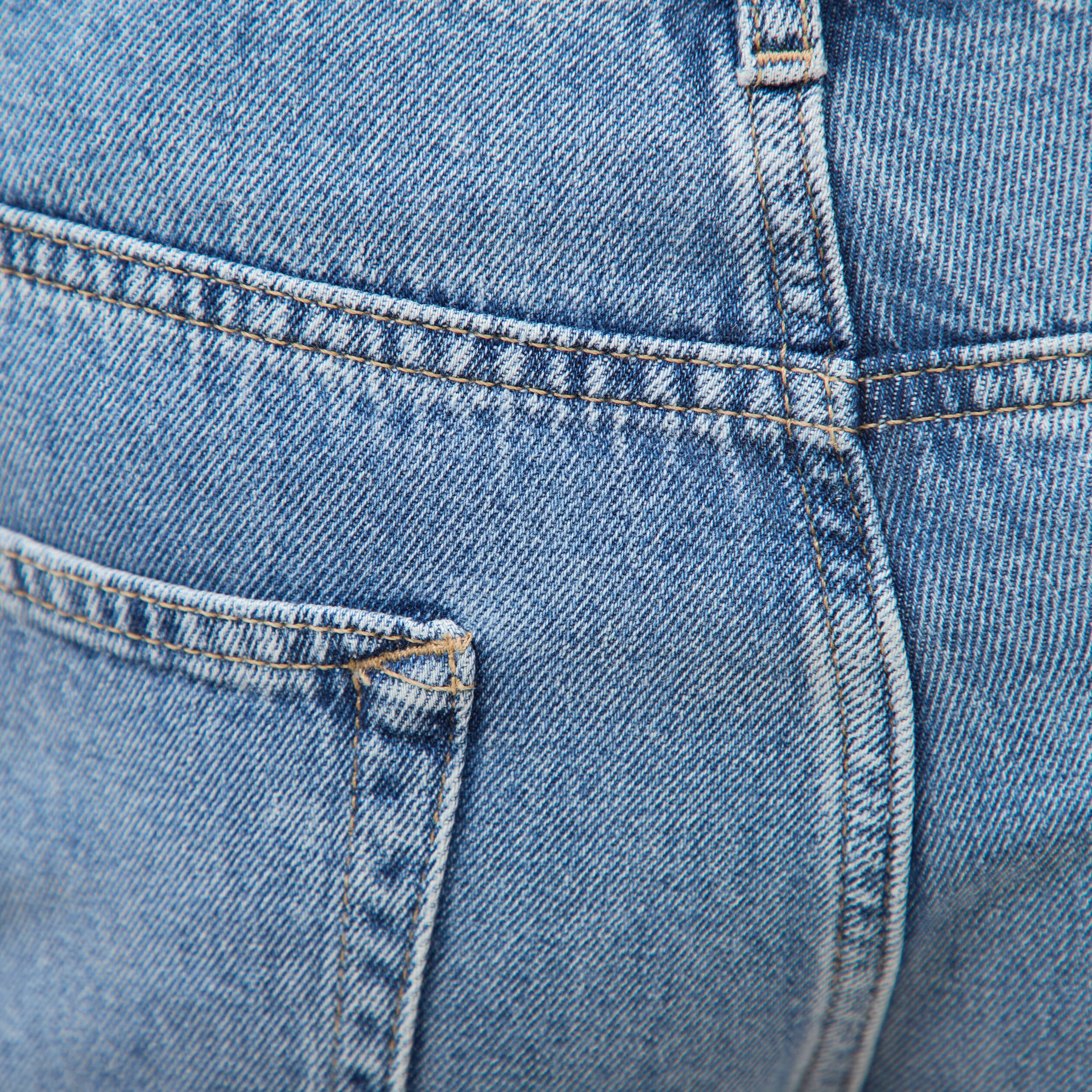 Jeans regular longueur 32 denim bleach homme