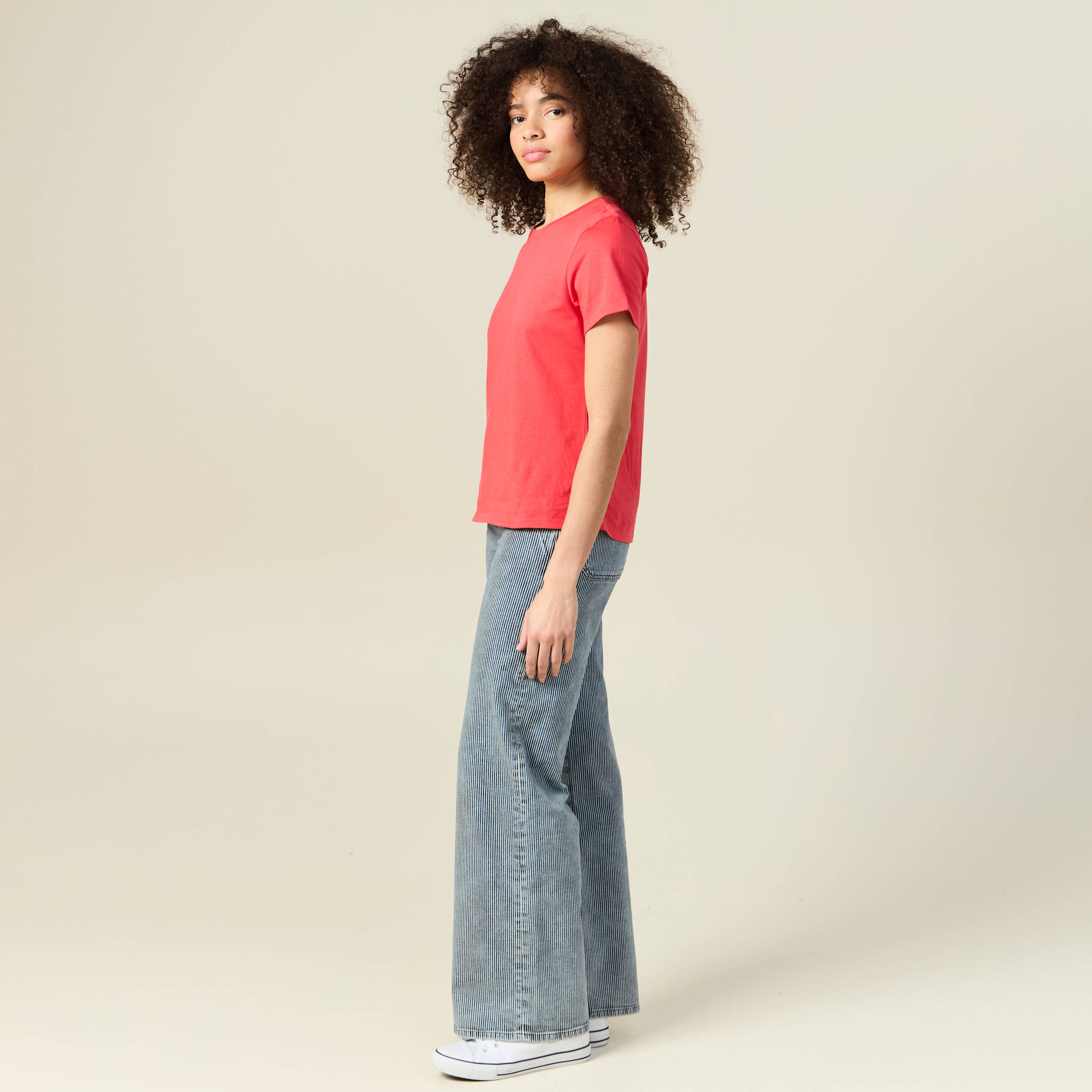 t shirt manches courtes rouge femme T-shirt manches courtes rouge femme