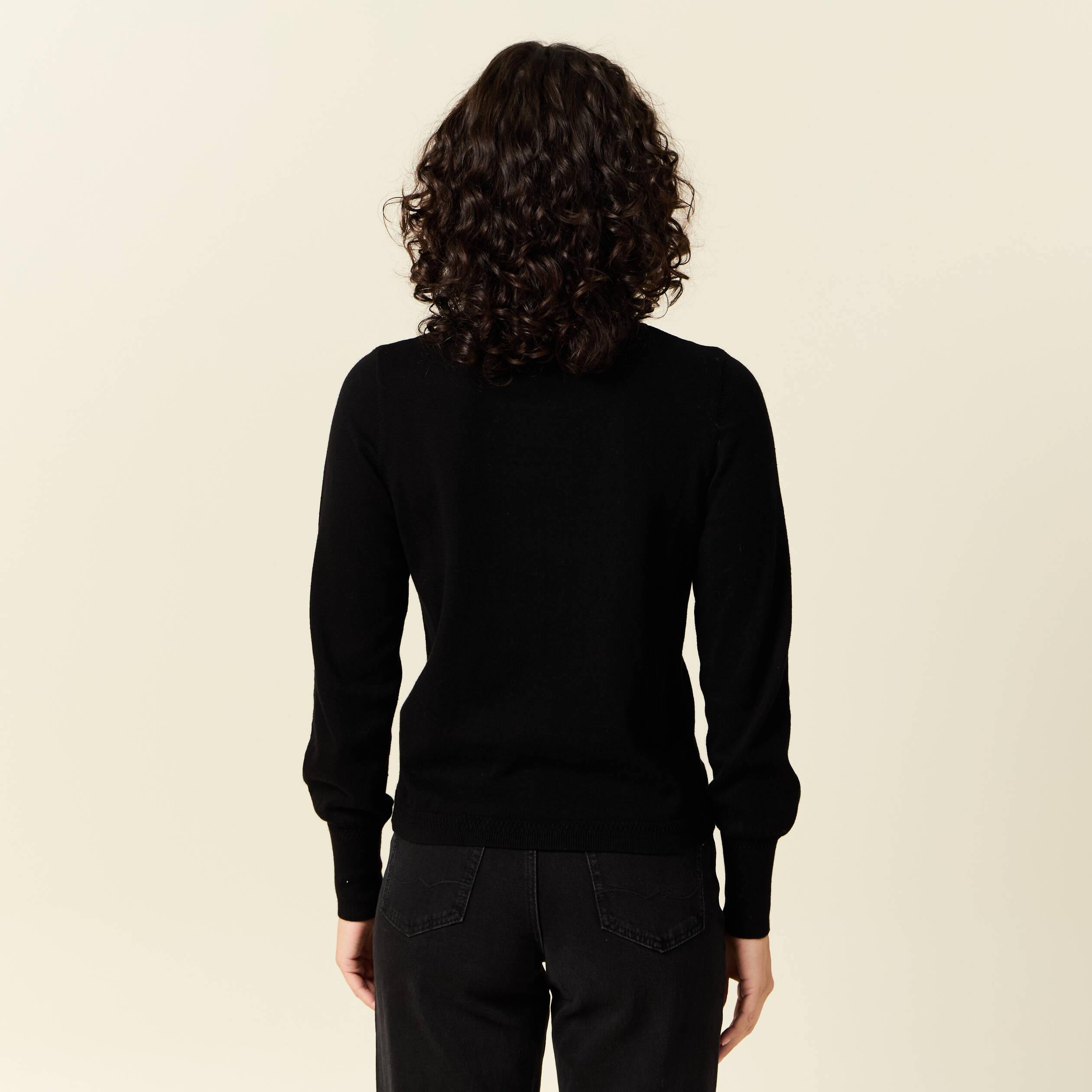 pull manches longues noir femme Pull manches longues noir femme