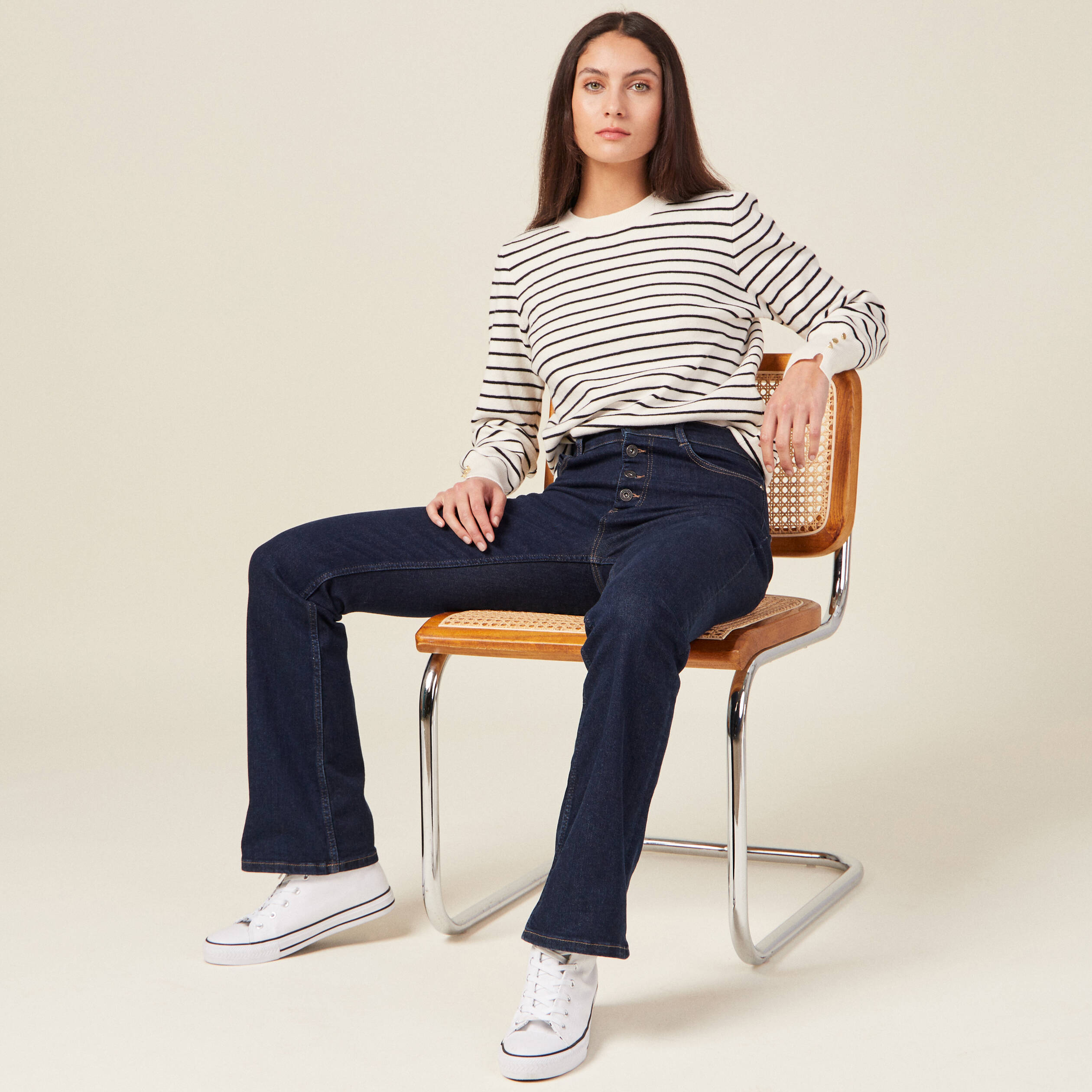 pull manches longues ecru femme Pull manches longues ecru femme