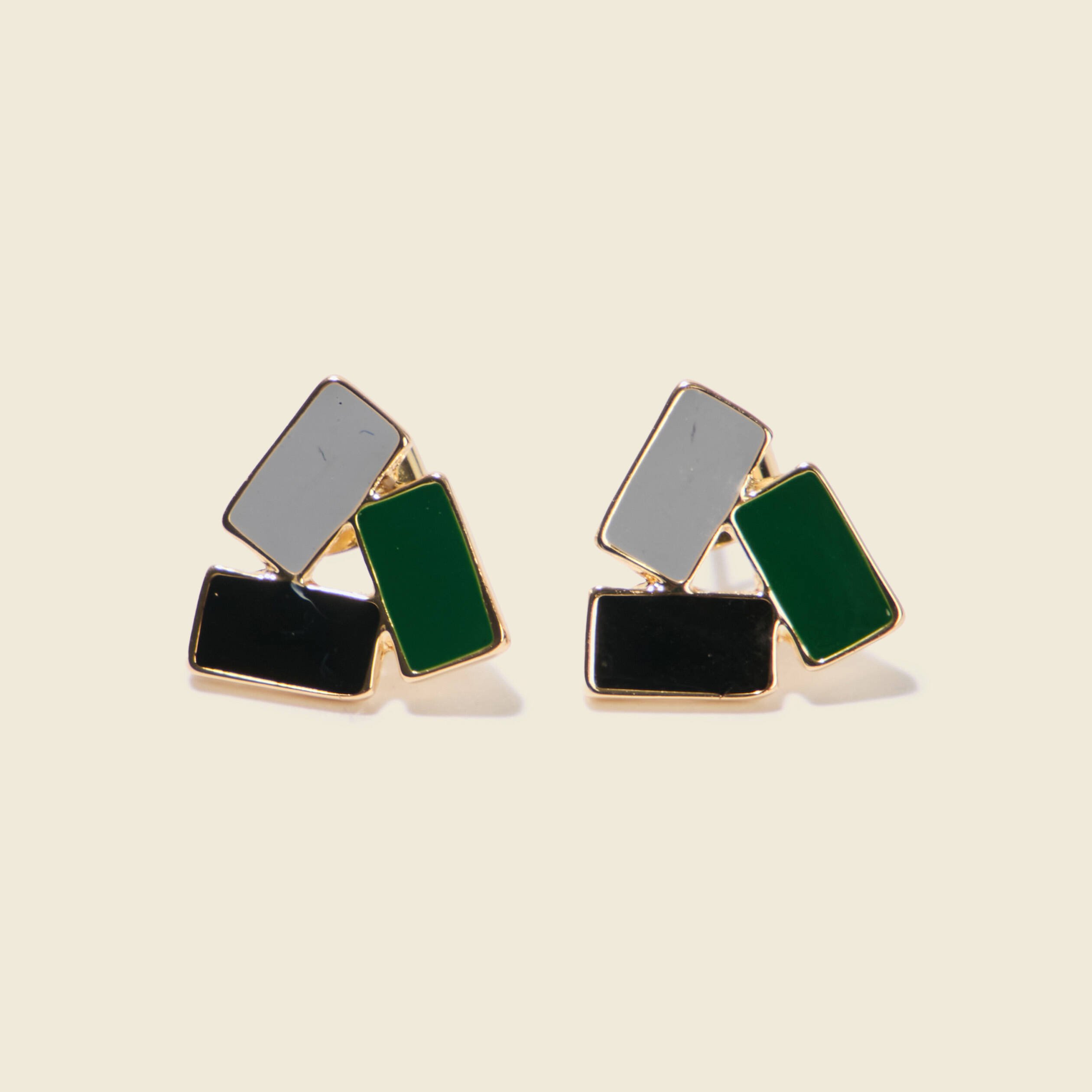 boucles doreilles multicolore femme Boucles d'oreilles multicolore femme