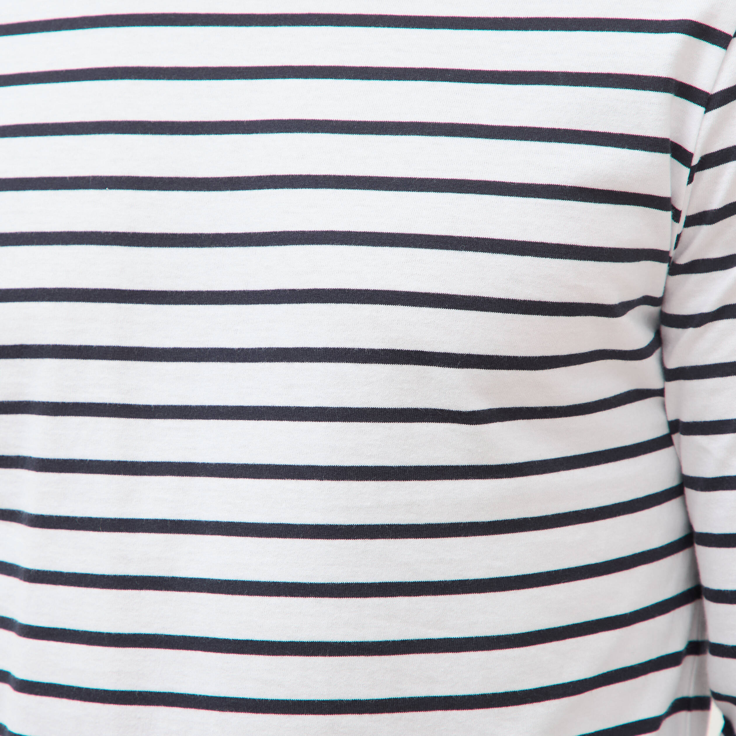 Marini&egrave;re manches longues col rond bleu marine homme