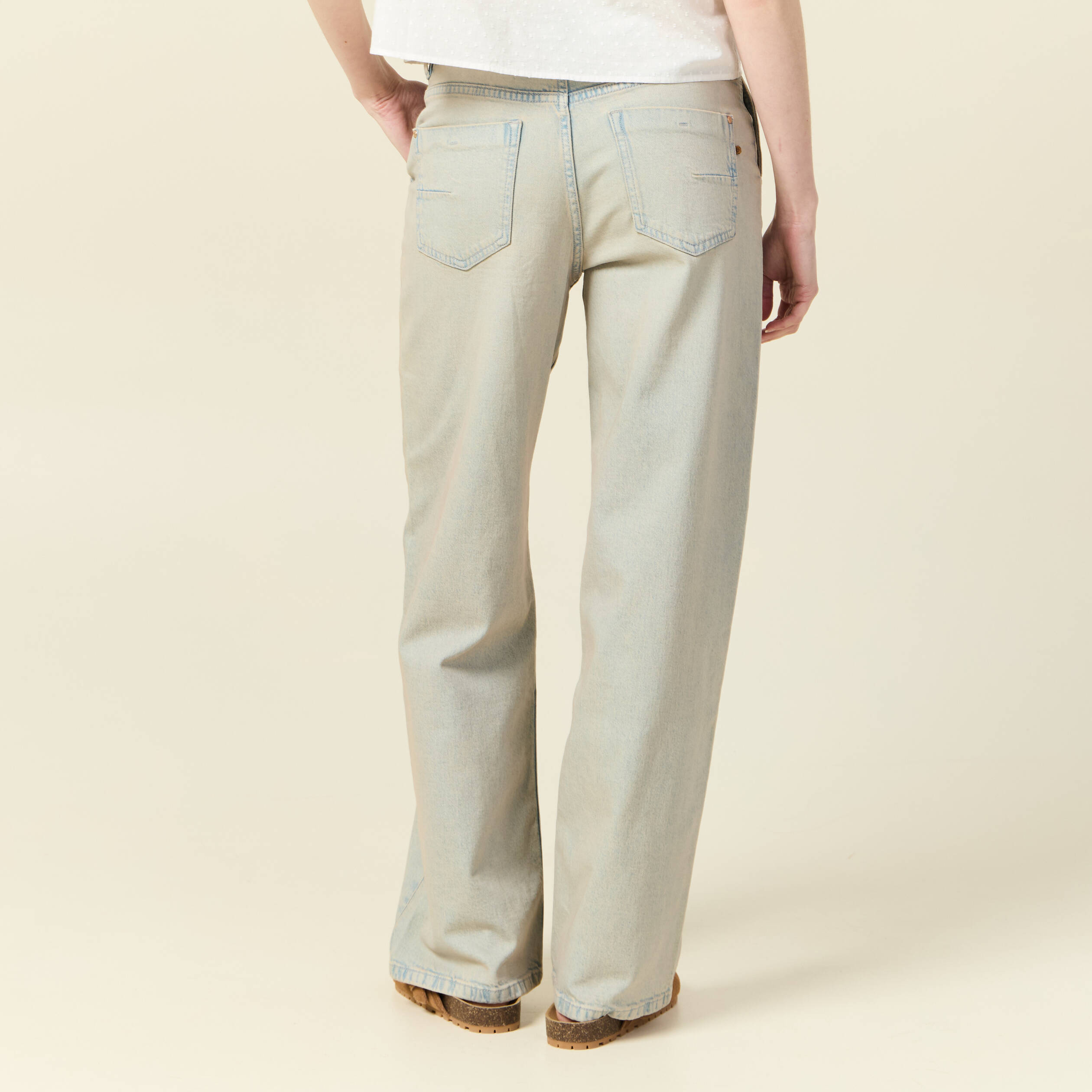 jeans baggy bleu ciel femme Jeans baggy bleu ciel femme