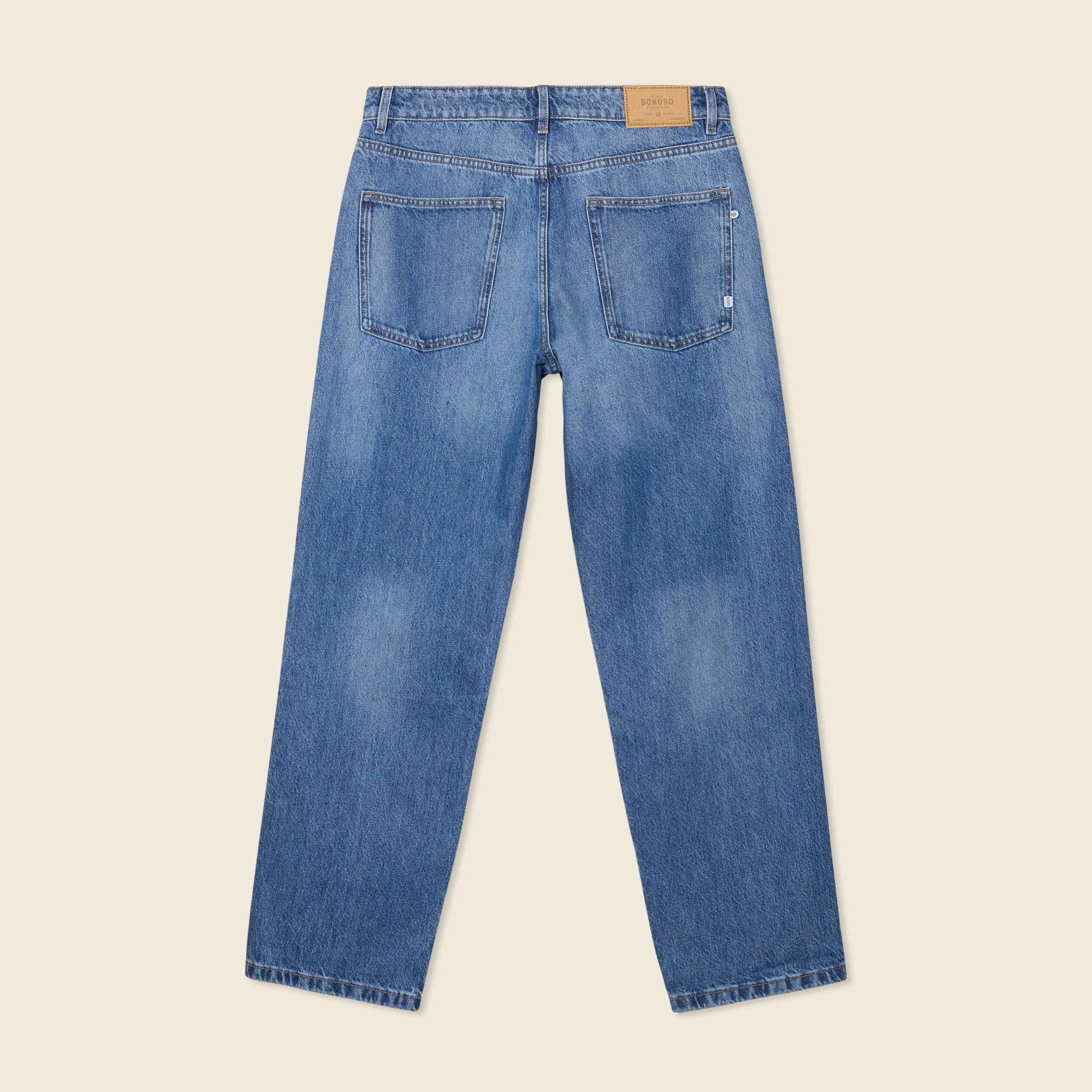 jeans relax 5 poches denim stone homme Jeans relax 5 poches denim stone homme