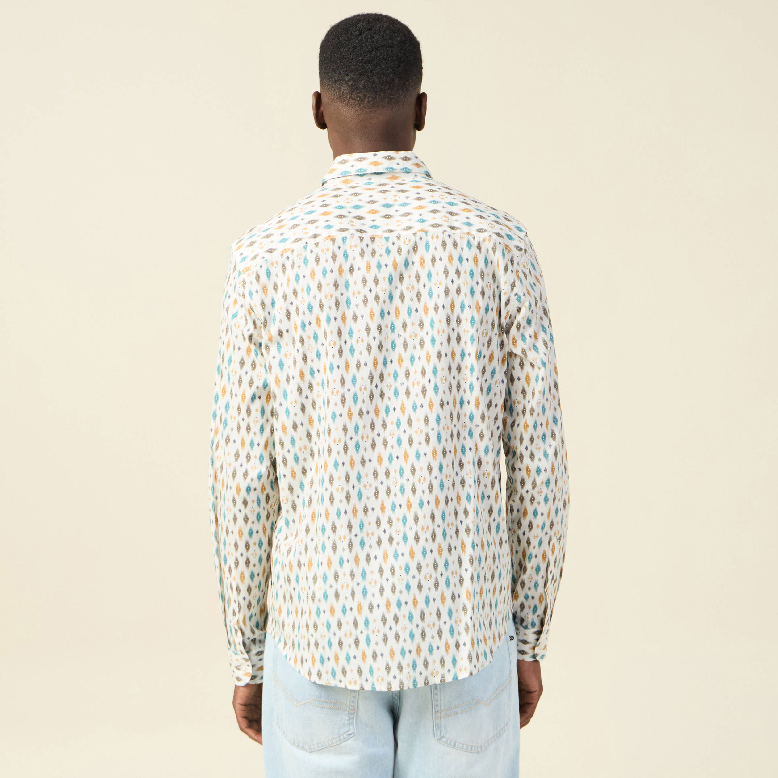 chemise manches longues blanc homme Chemise manches longues blanc homme