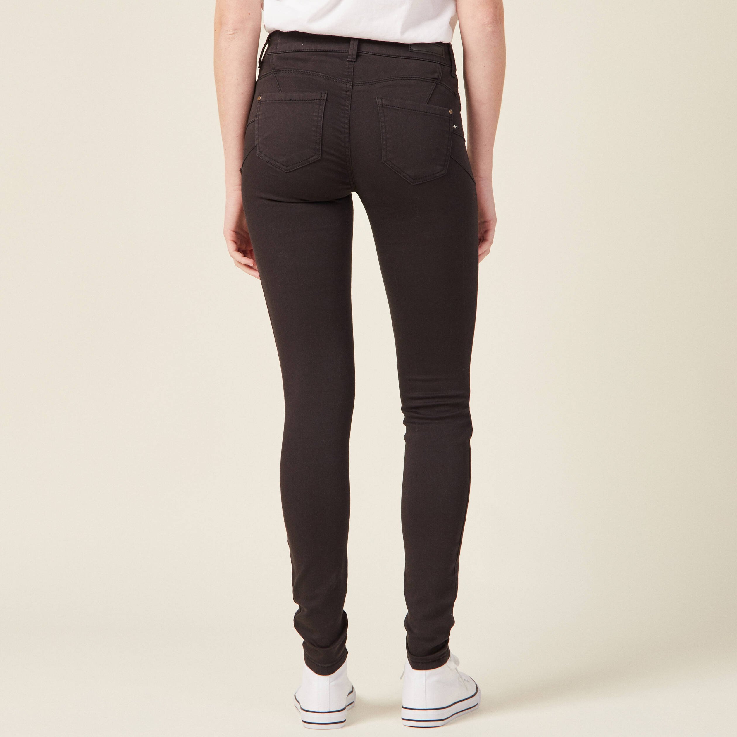 Pantalon gris foncé femme outlet