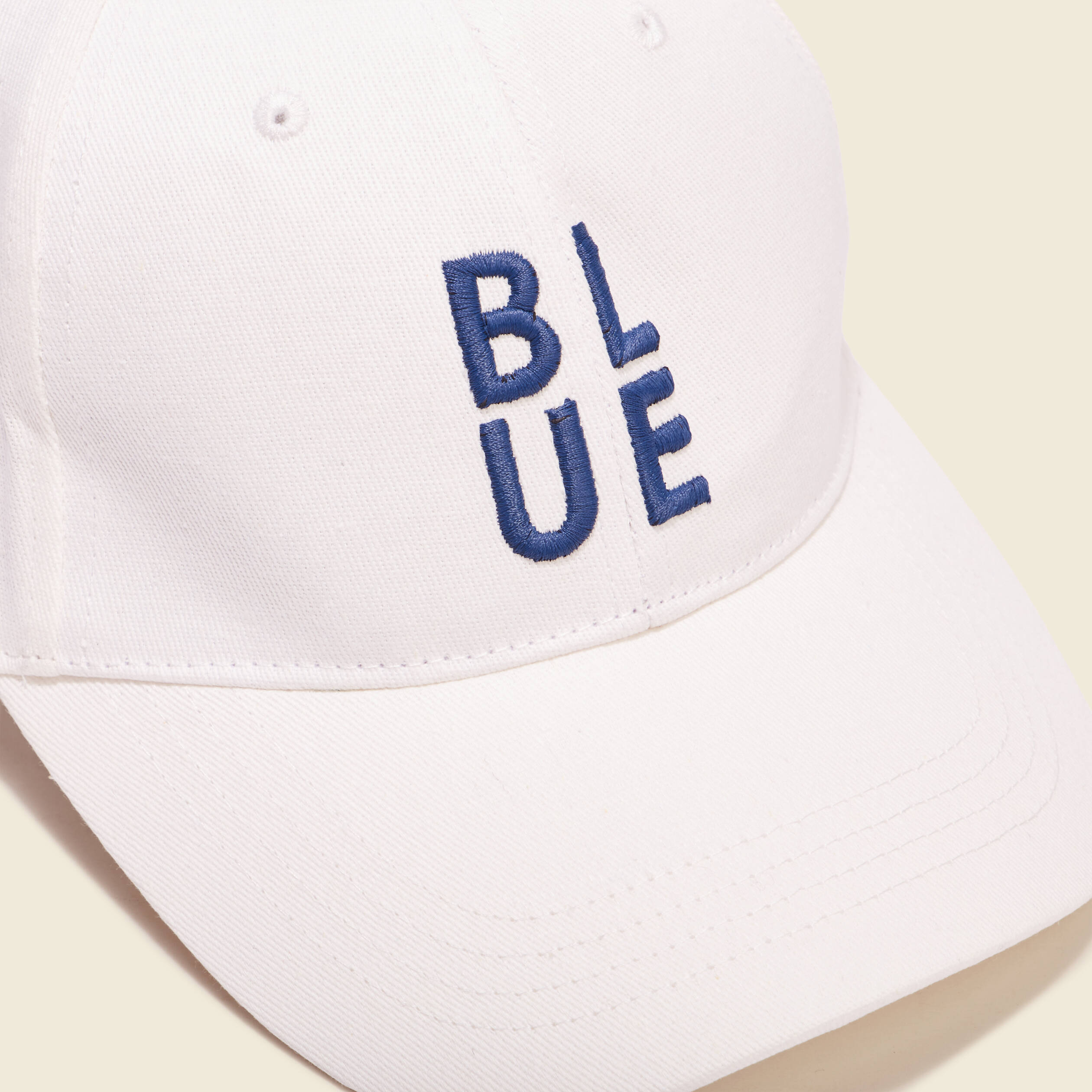 casquette brodee ecru homme Casquette brodée ecru homme
