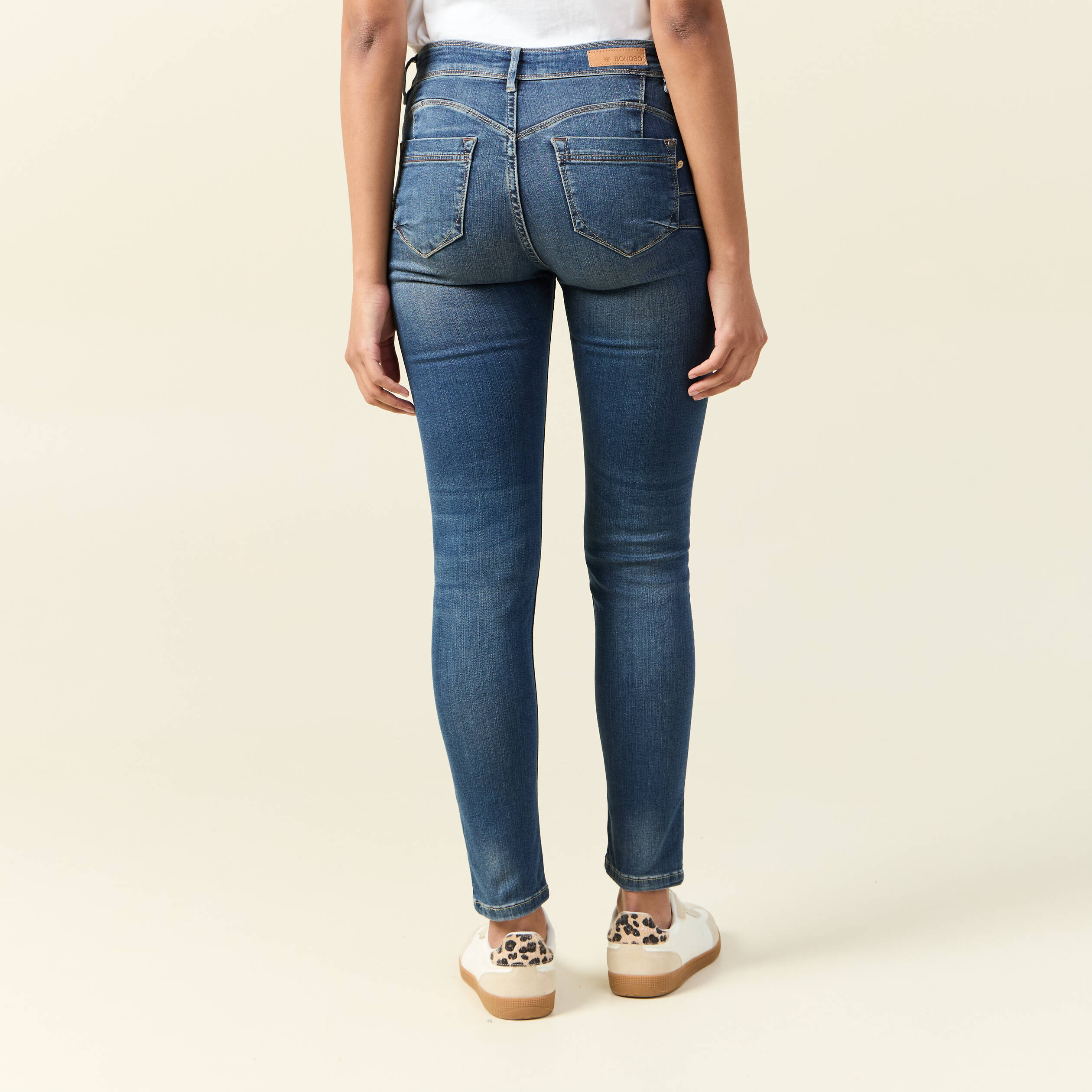 Jean bonobo femme push up online