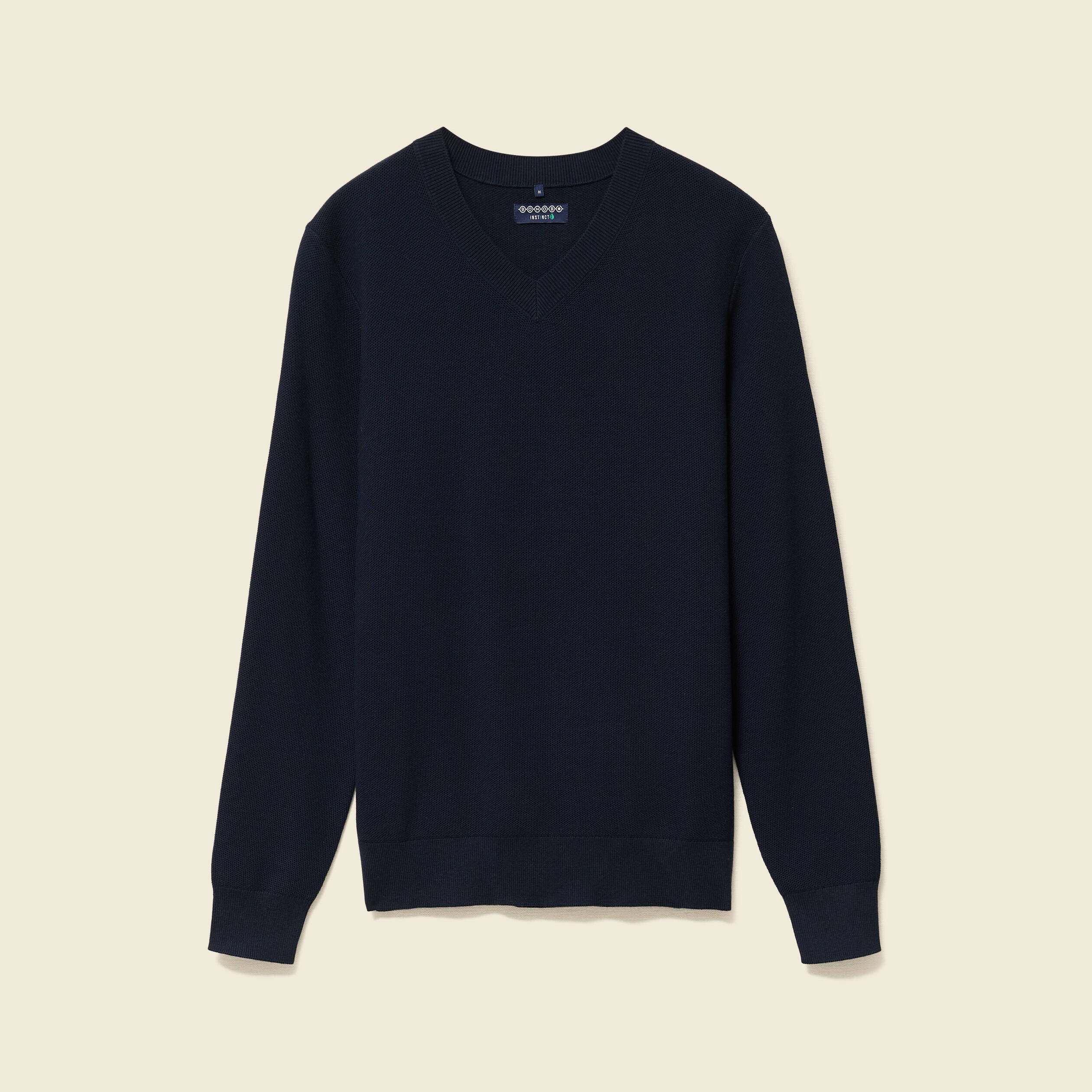 pull col v bleu marine homme Pull col V bleu marine homme