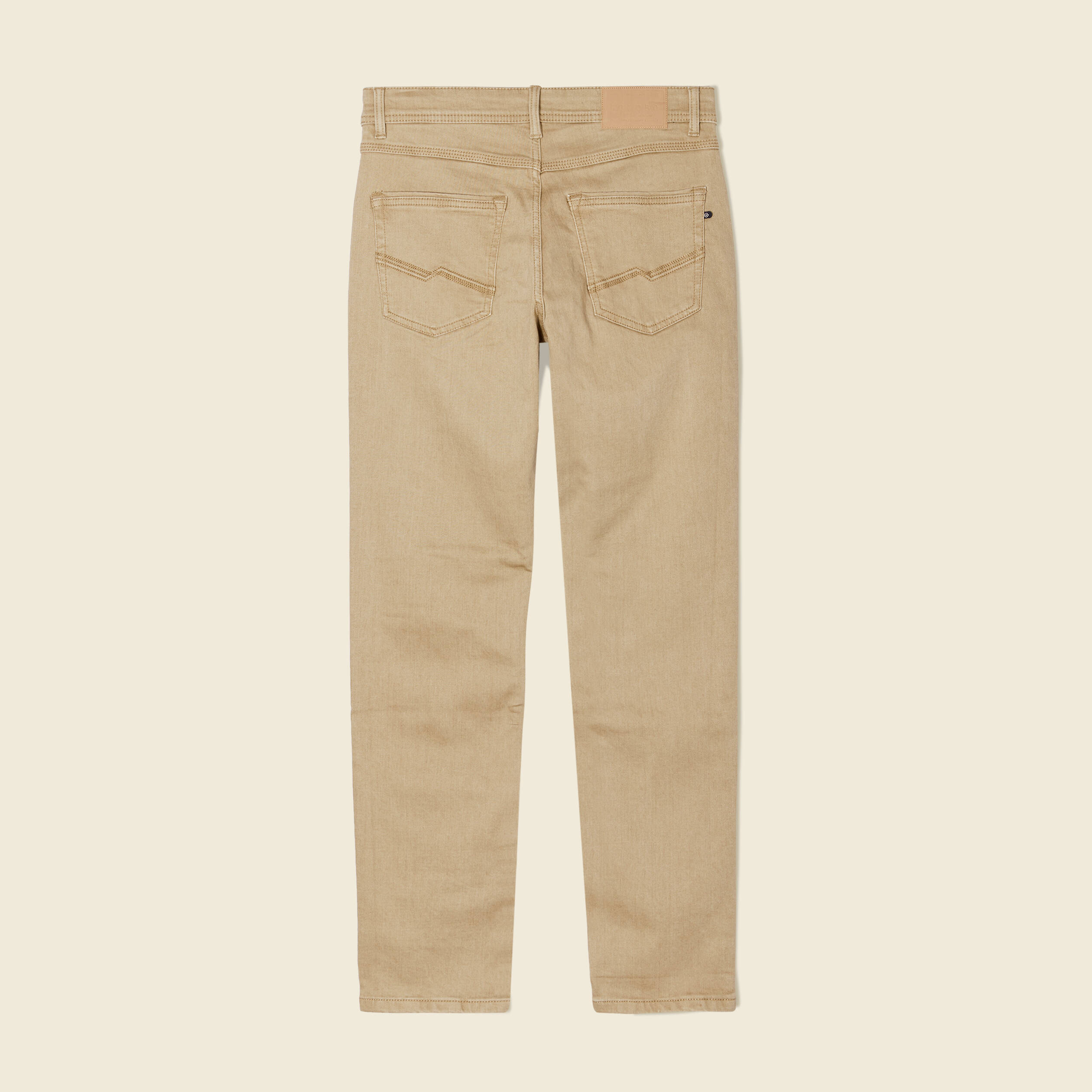 Jeans straight homme beige homme