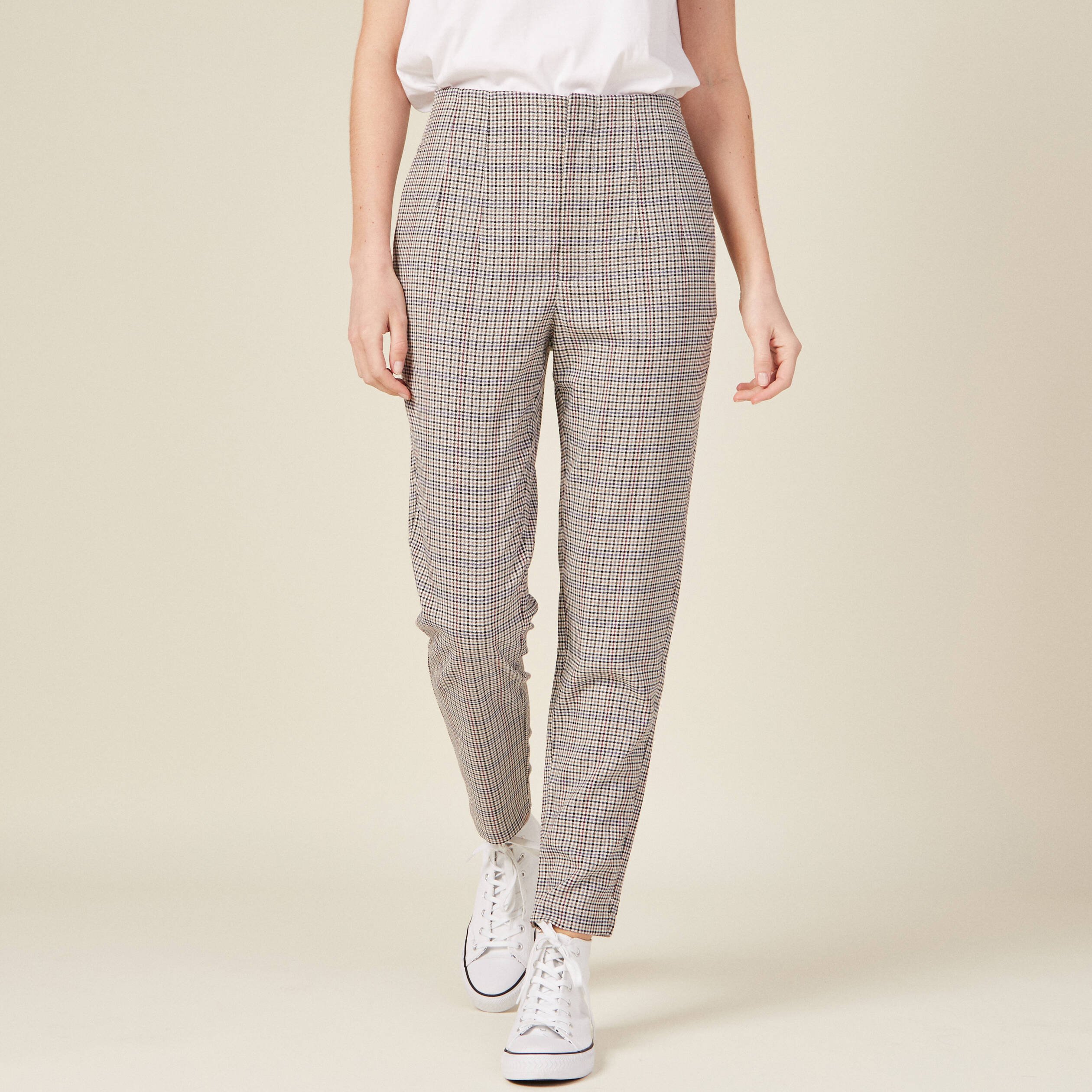 pantalon carotte bleu marine femme Pantalon carotte bleu marine femme