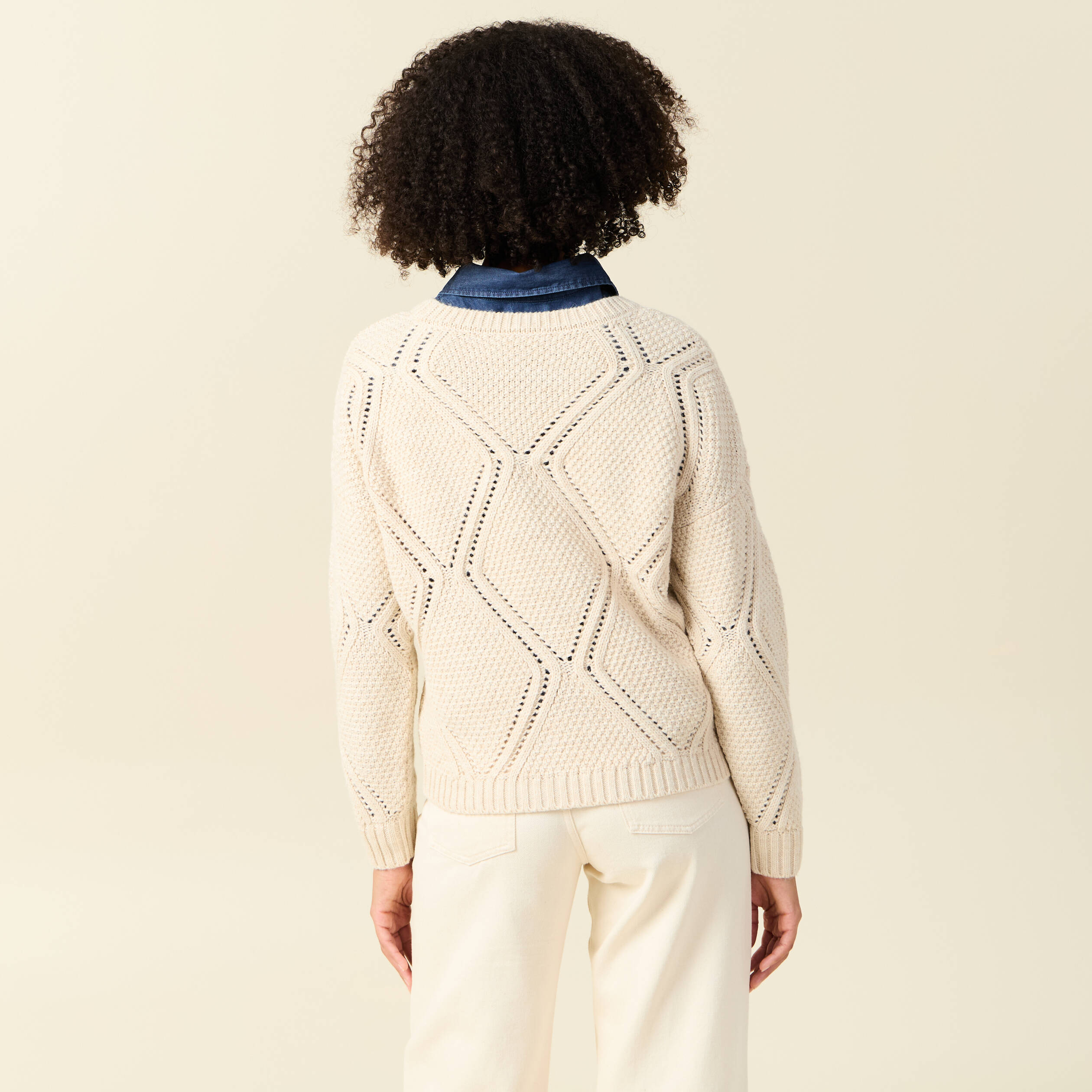pull manches longues ecru femme Pull manches longues ecru femme