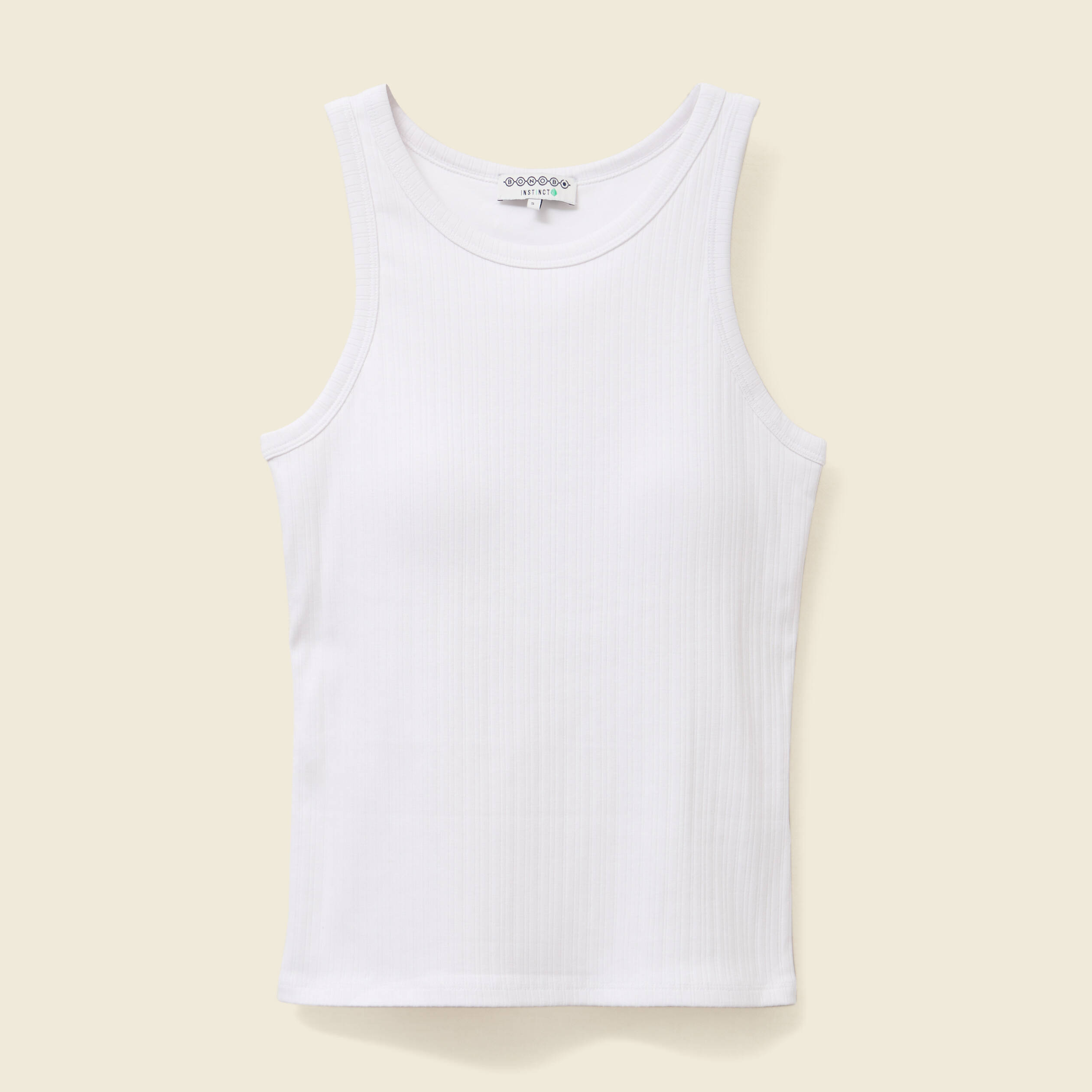 debardeur 2 en 1 avec brassiere integree blanc femme Débardeur 2 en 1 avec brassière intégrée blanc femme