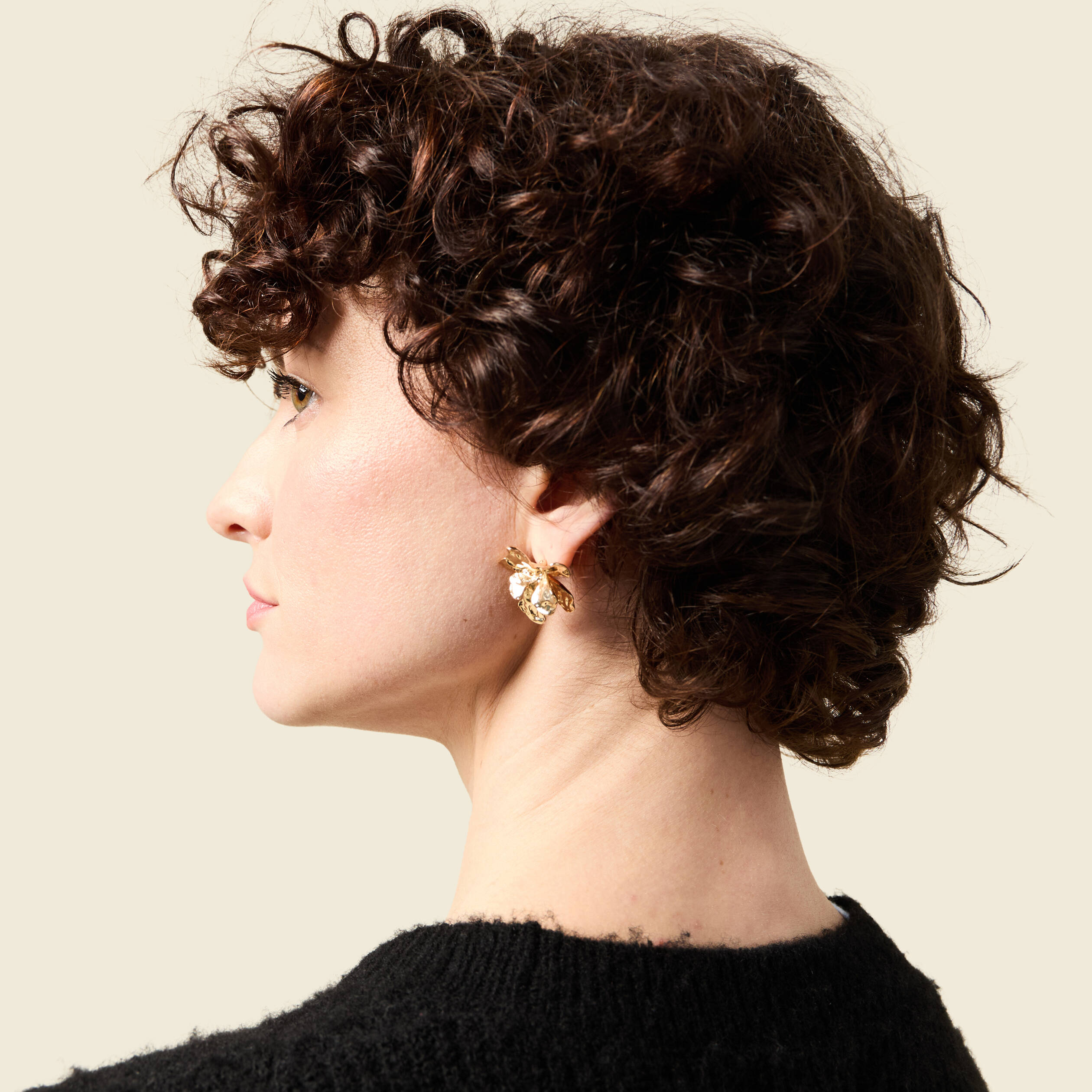 boucles doreilles clous couleur or femme Boucles d'oreilles clous couleur or femme